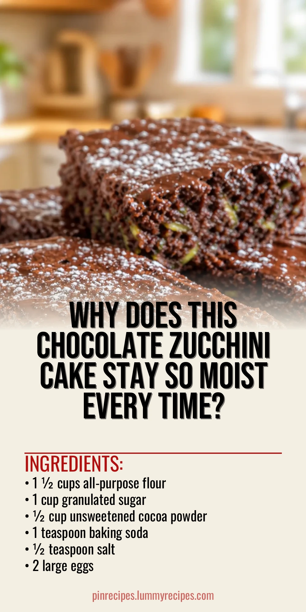 Why Does This Chocolate Zucchini Cake Stay So Moist Every Time?