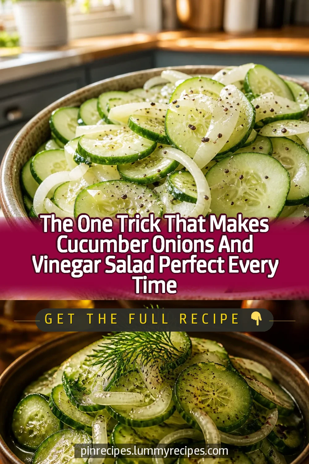 The One Trick That Makes Cucumber Onions And Vinegar Salad Perfect Every Time