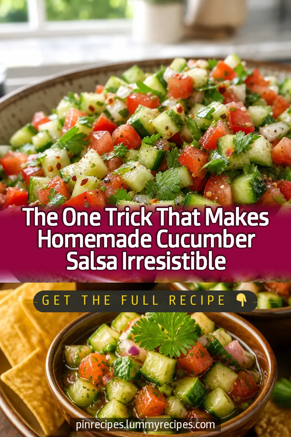 The One Trick That Makes Homemade Cucumber Salsa Irresistible