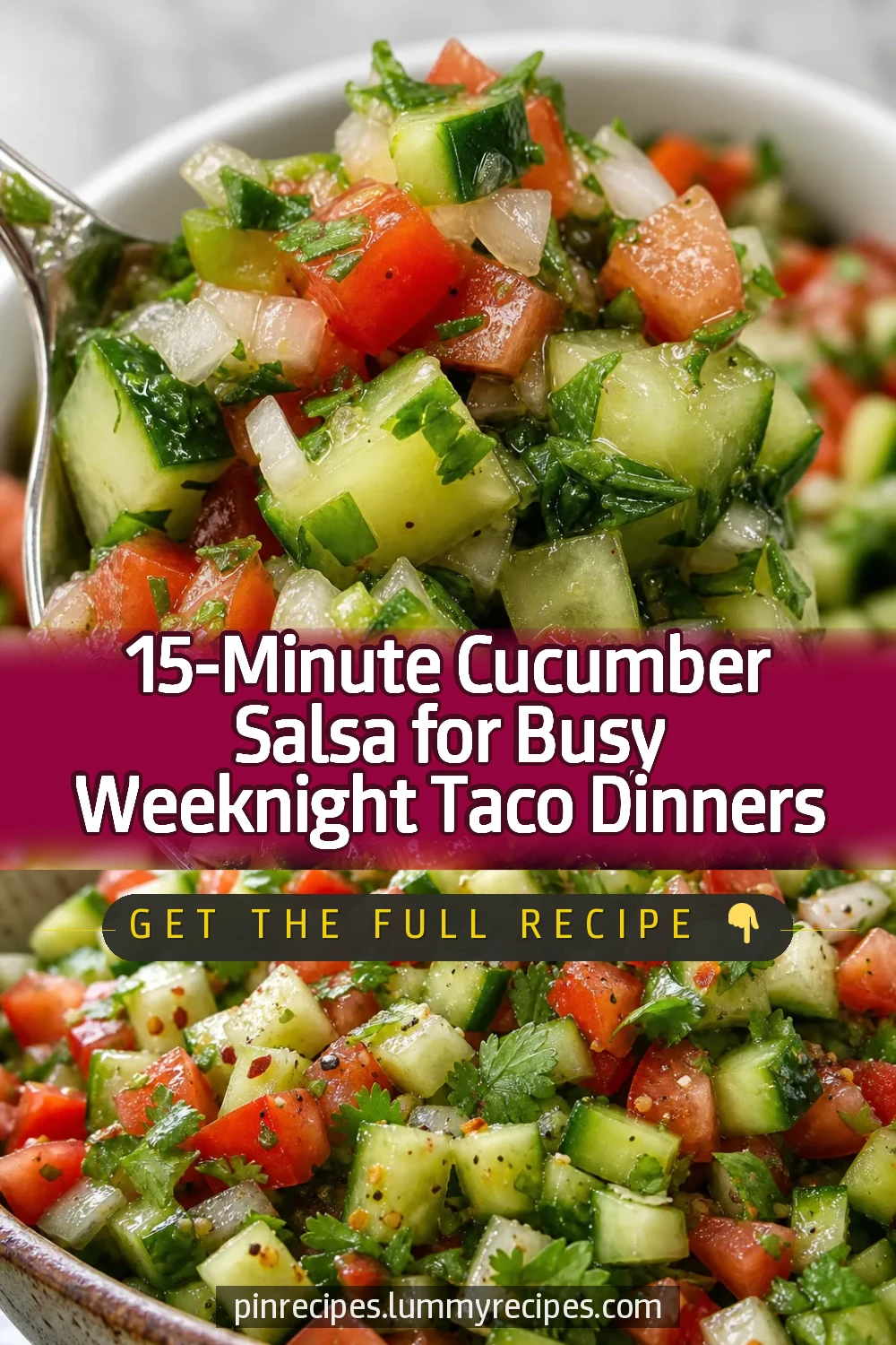 15-Minute Cucumber Salsa for Busy Weeknight Taco Dinners