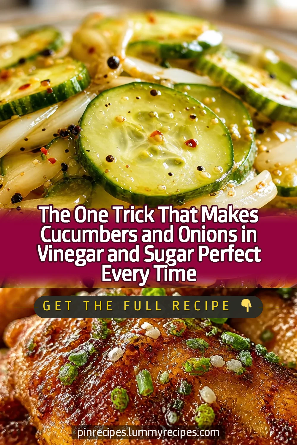 The One Trick That Makes Cucumbers and Onions in Vinegar and Sugar Perfect Every Time