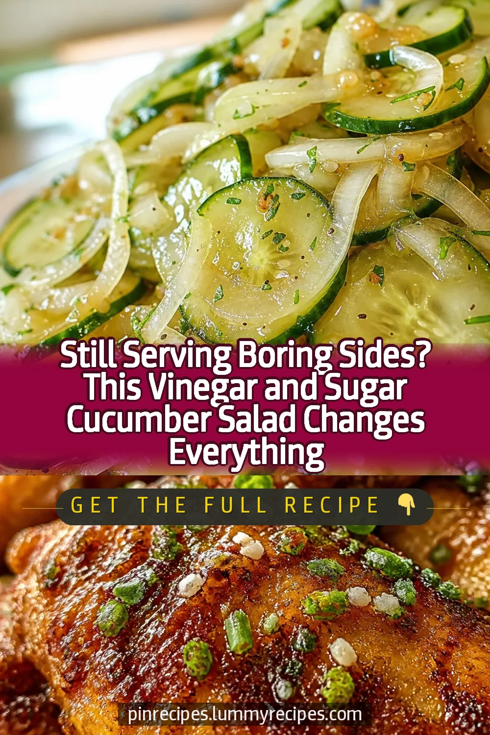Still Serving Boring Sides? This Vinegar and Sugar Cucumber Salad Changes Everything