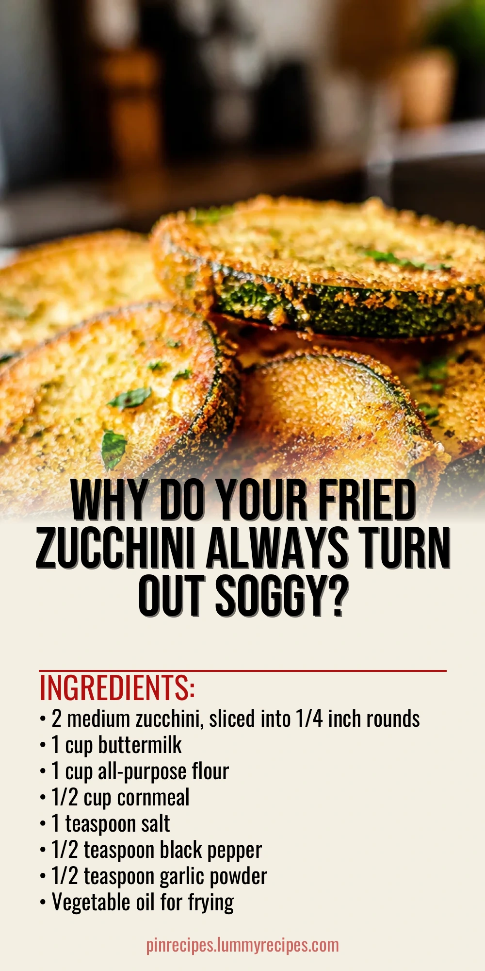 Why Do Your Fried Zucchini Always Turn Out Soggy?