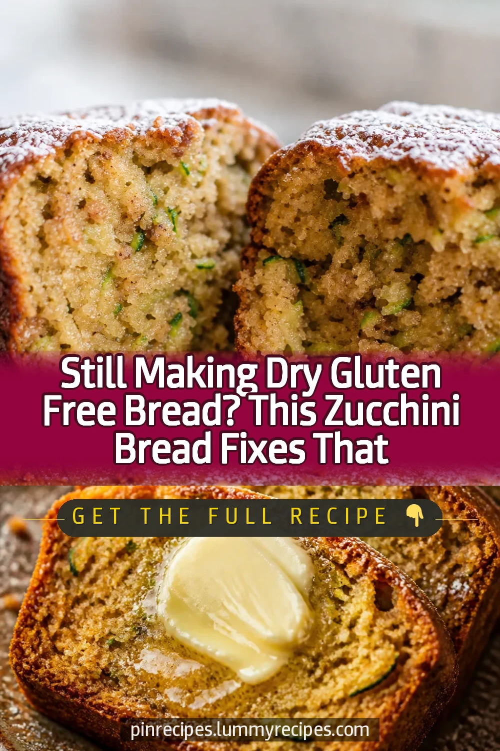 Still Making Dry Gluten Free Bread? This Zucchini Bread Fixes That