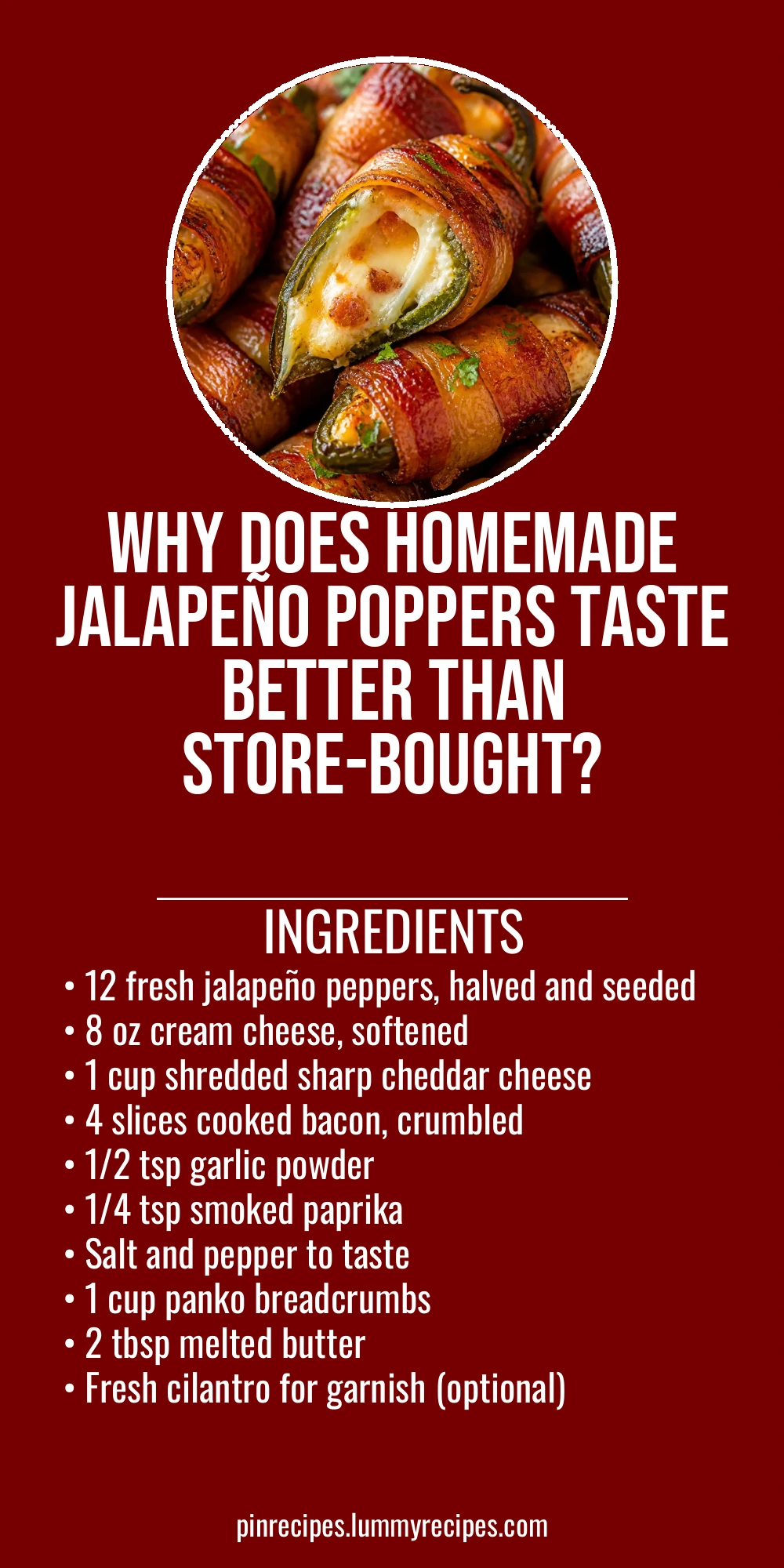 Why Does Homemade Jalapeño Poppers Taste Better Than Store-Bought?