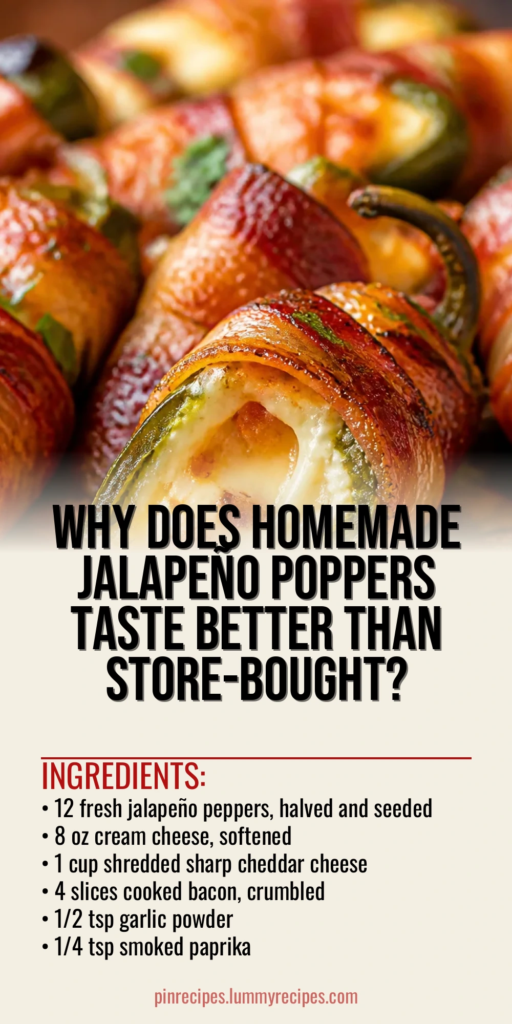 Why Does Homemade Jalapeño Poppers Taste Better Than Store-Bought?