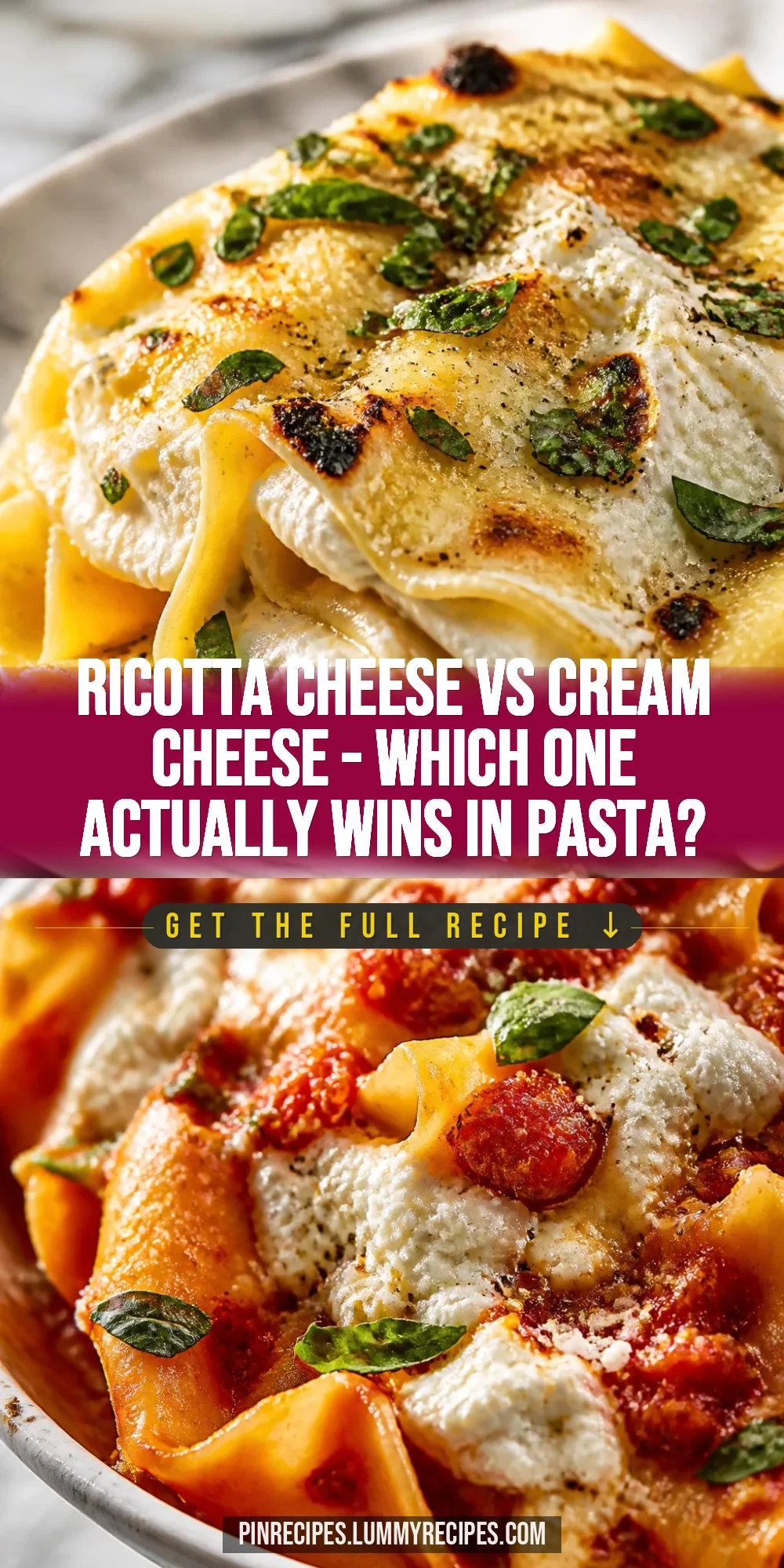 Ricotta Cheese vs Cream Cheese — Which One Actually Wins in Pasta?