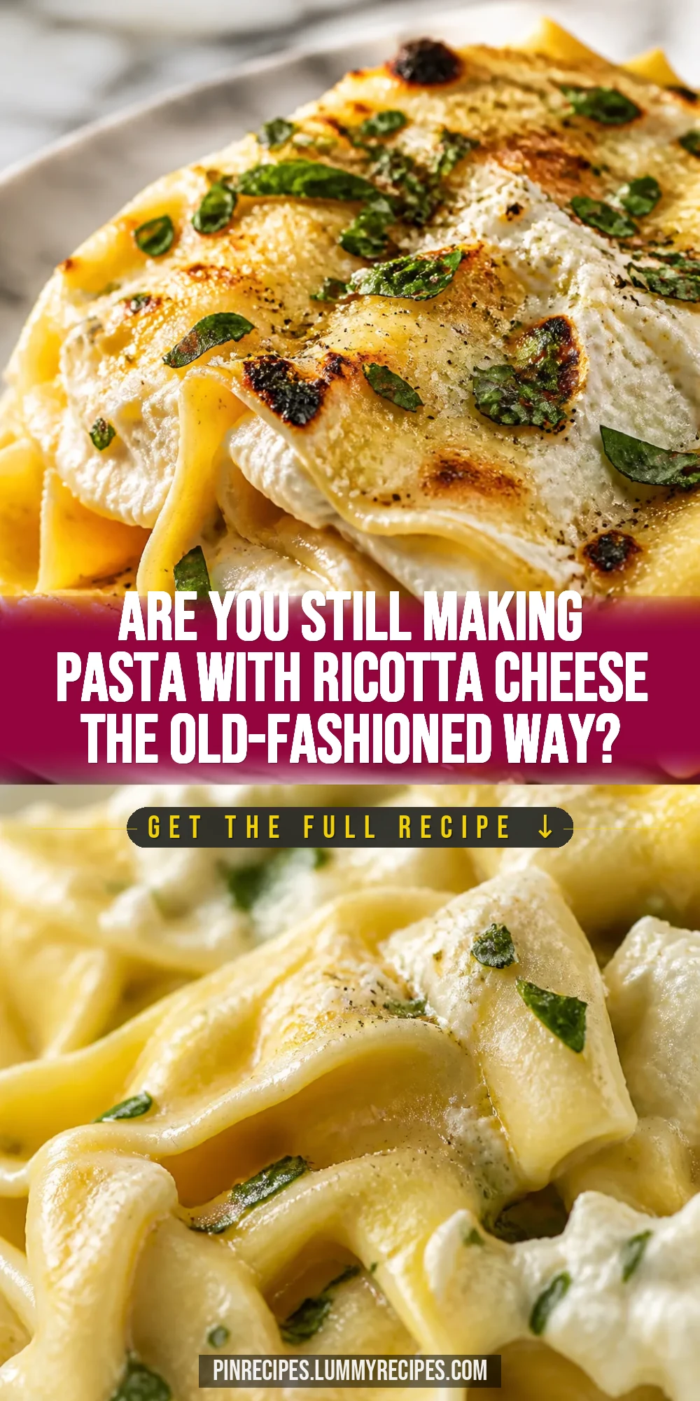 Are You Still Making Pasta With Ricotta Cheese the Old-Fashioned Way?