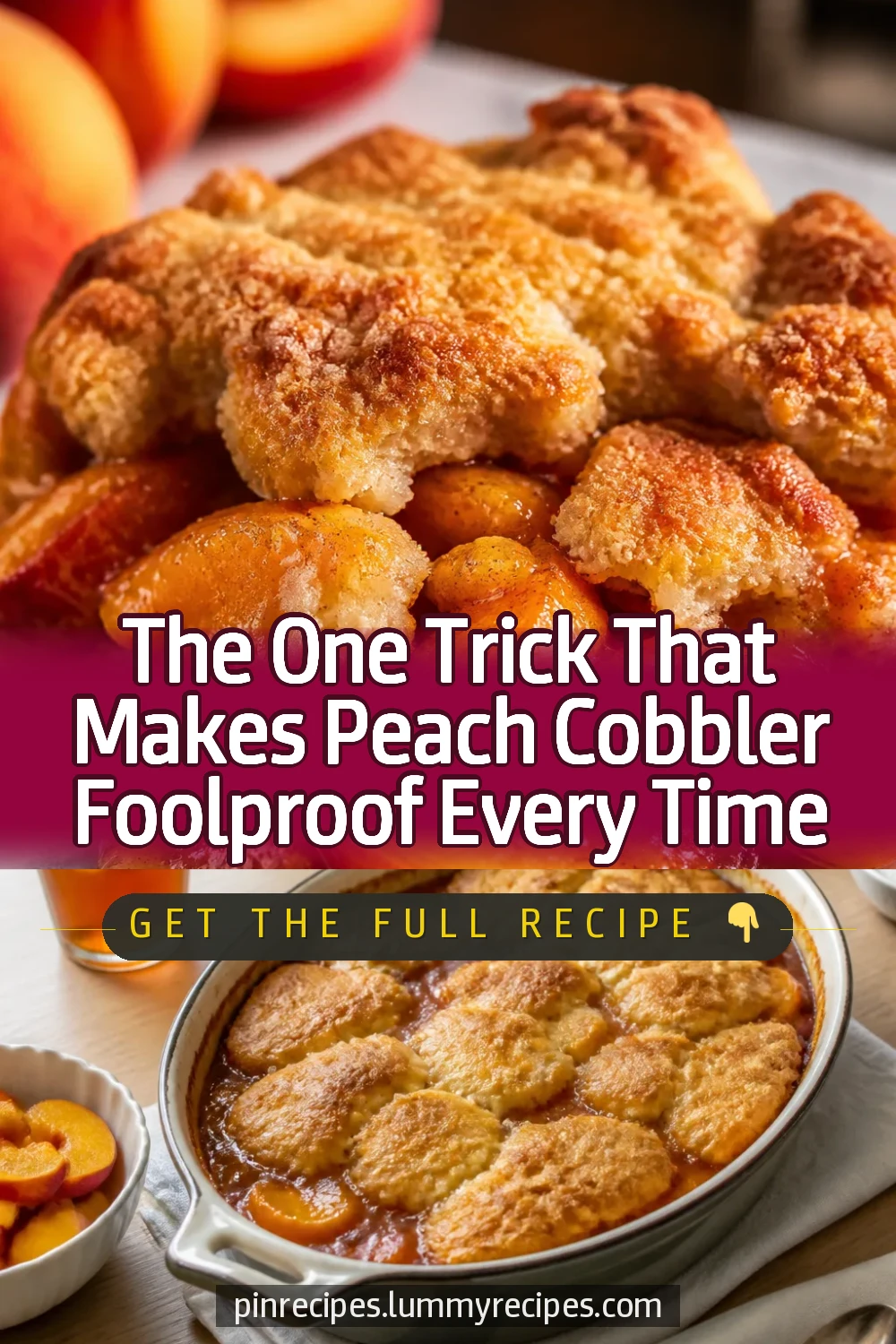 The One Trick That Makes Peach Cobbler Foolproof Every Time