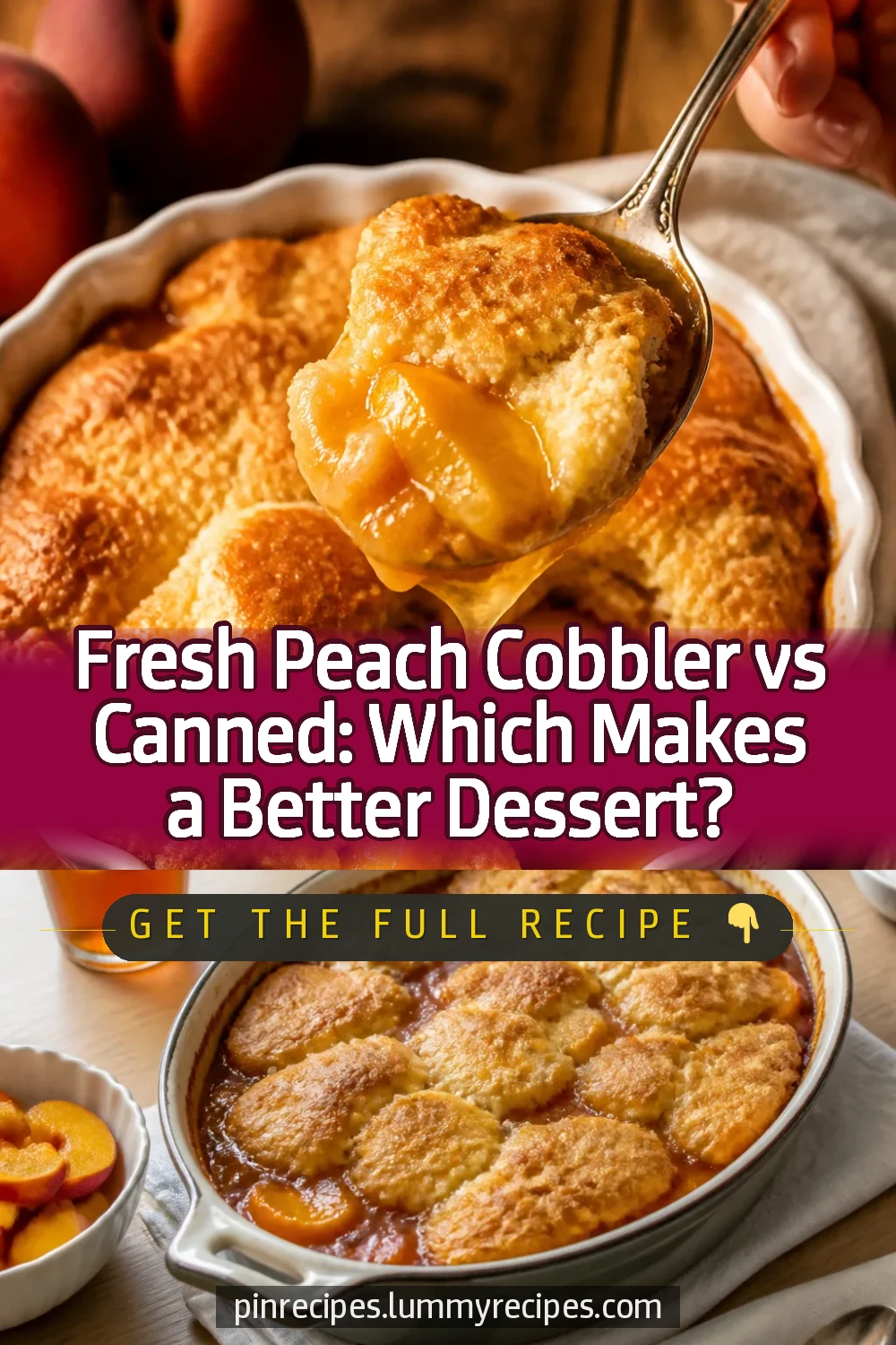 Fresh Peach Cobbler vs Canned: Which Makes a Better Dessert?