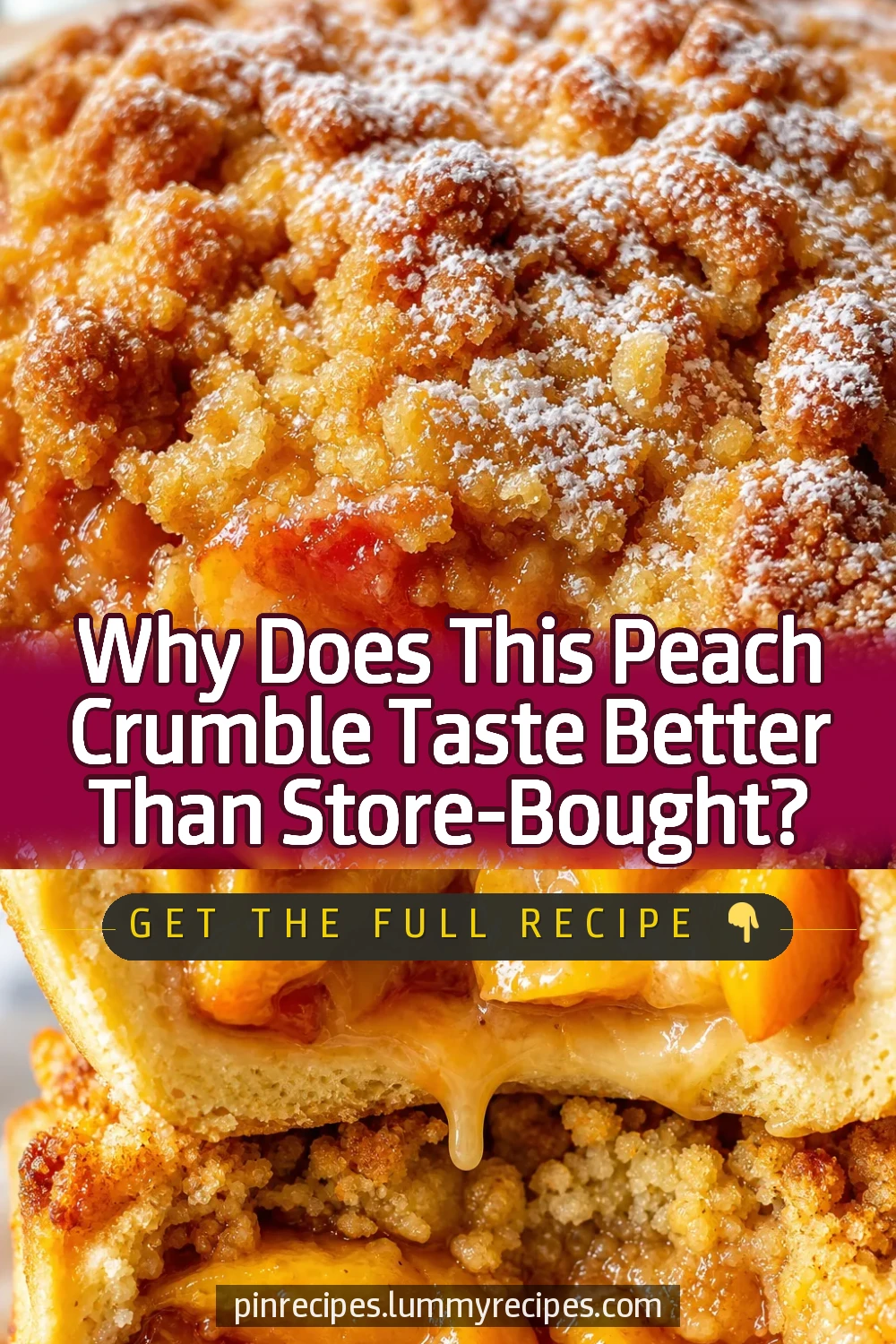 Why Does This Peach Crumble Taste Better Than Store-Bought?