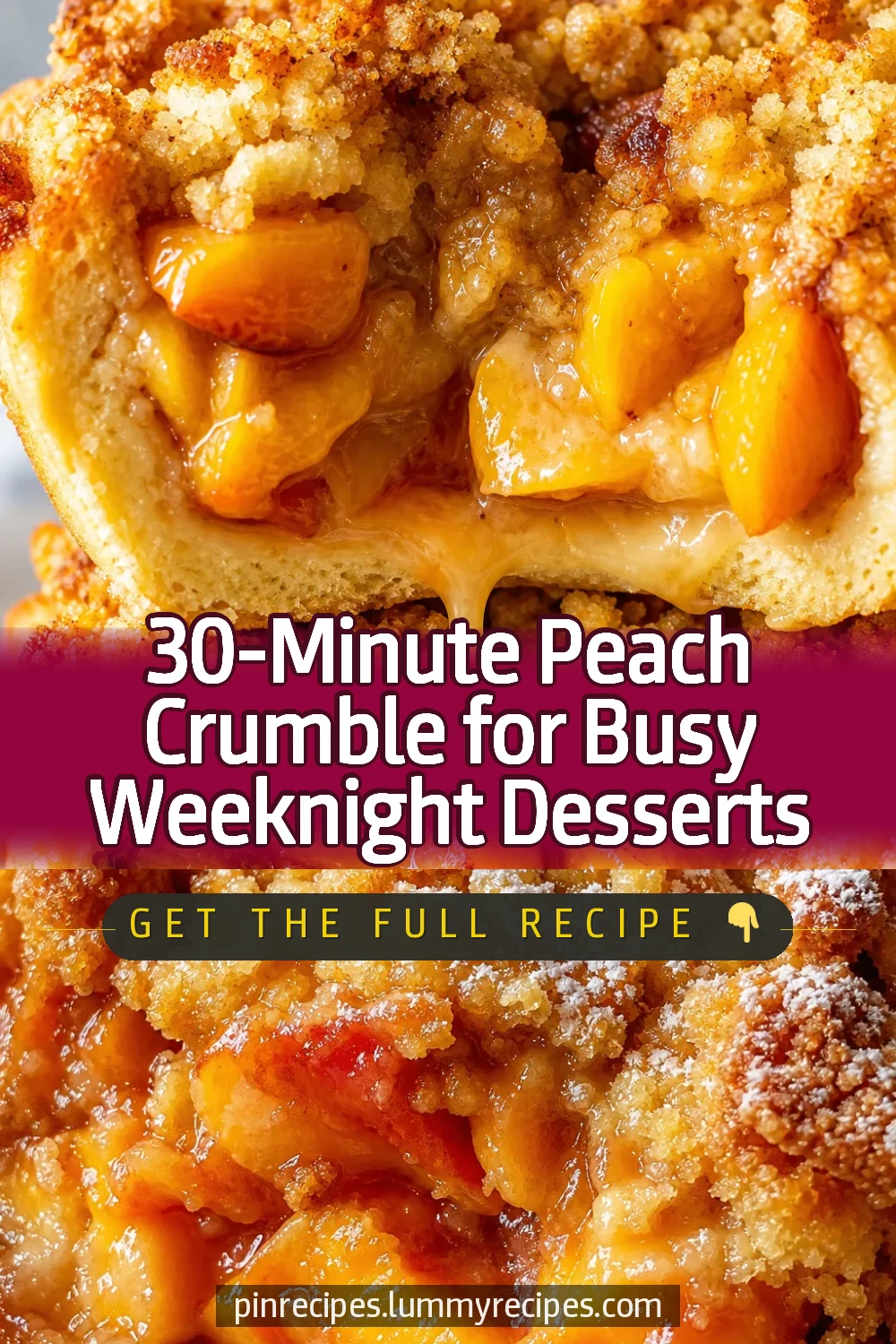 30-Minute Peach Crumble for Busy Weeknight Desserts