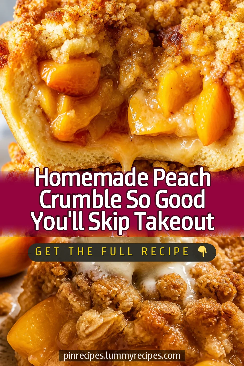 Homemade Peach Crumble So Good You'll Skip Takeout
