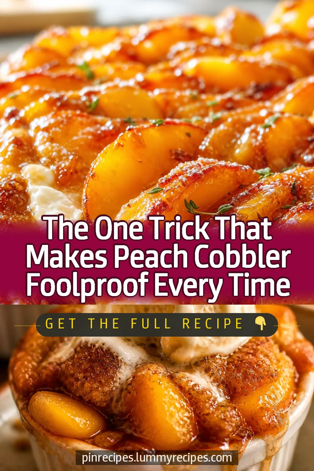 The One Trick That Makes Peach Cobbler Foolproof Every Time