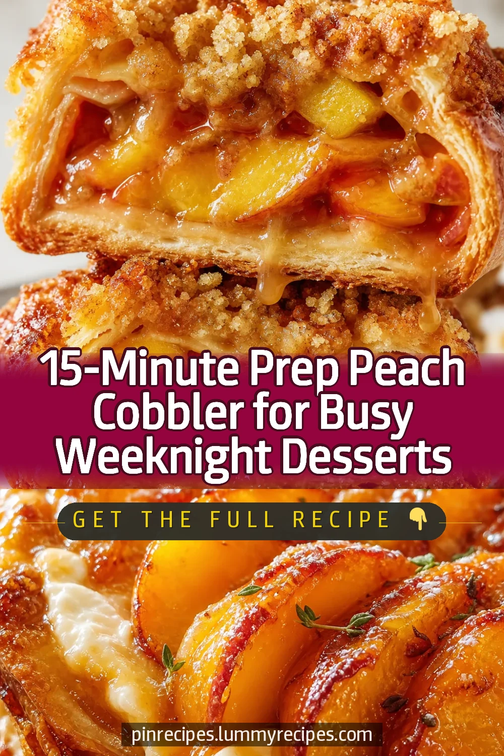 15-Minute Prep Peach Cobbler for Busy Weeknight Desserts
