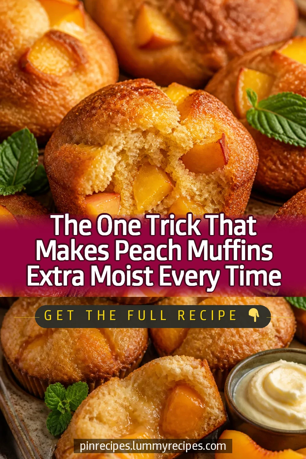 The One Trick That Makes Peach Muffins Extra Moist Every Time