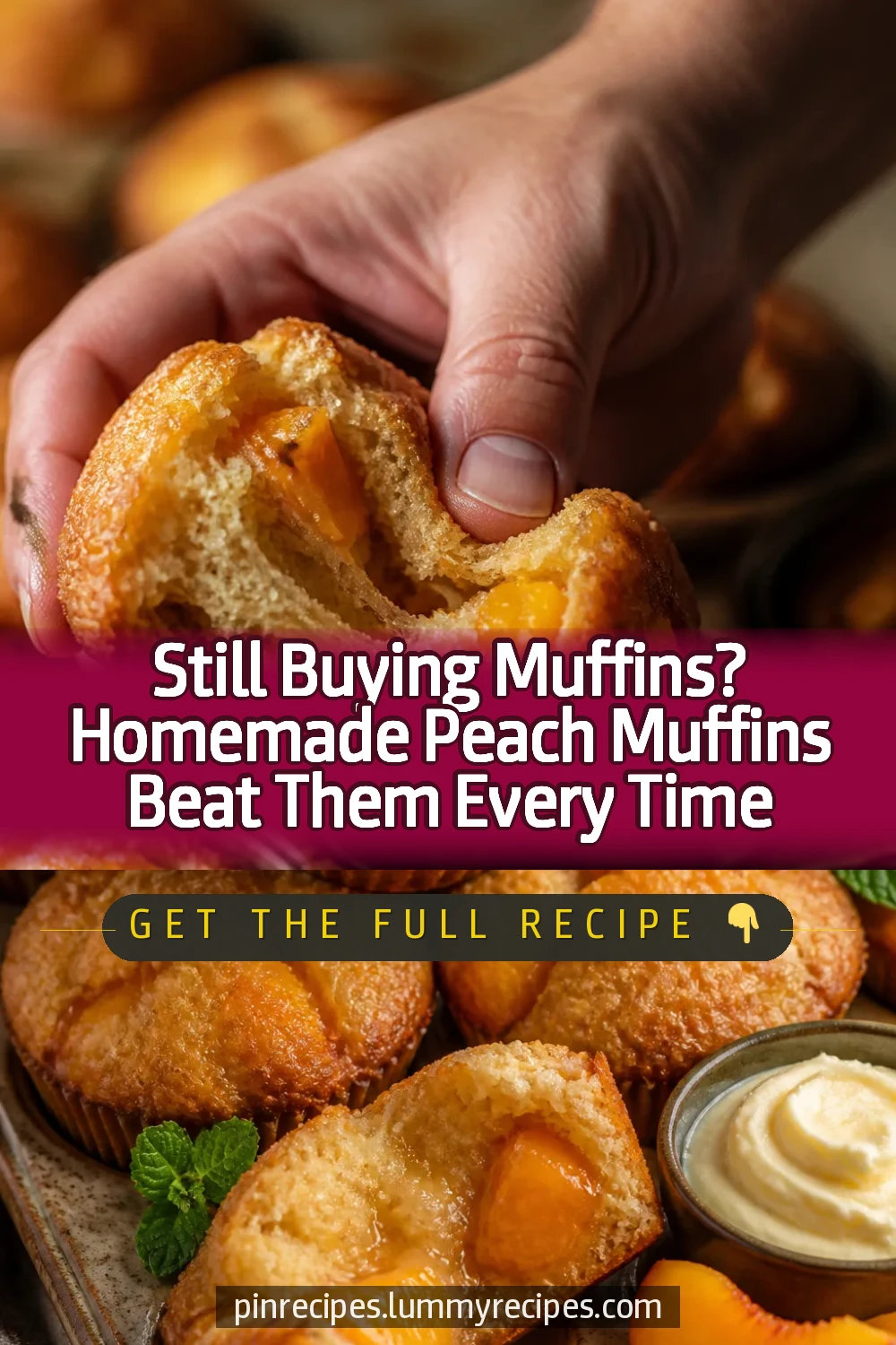 Still Buying Muffins? Homemade Peach Muffins Beat Them Every Time