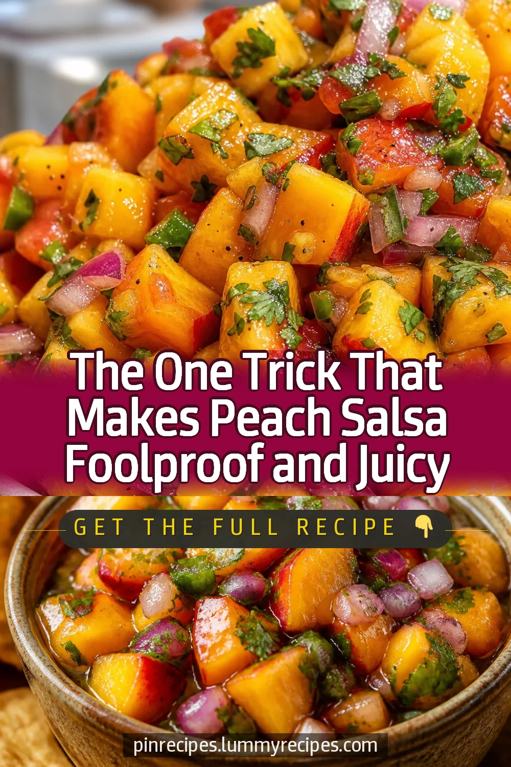 The One Trick That Makes Peach Salsa Foolproof and Juicy
