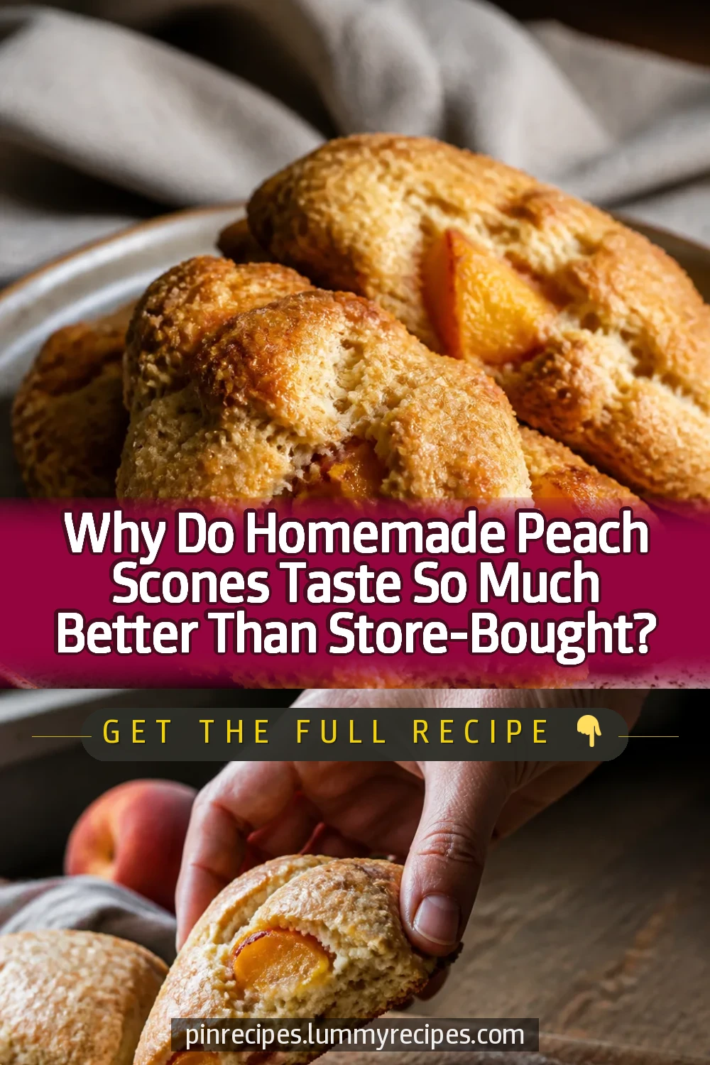 Why Do Homemade Peach Scones Taste So Much Better Than Store-Bought?