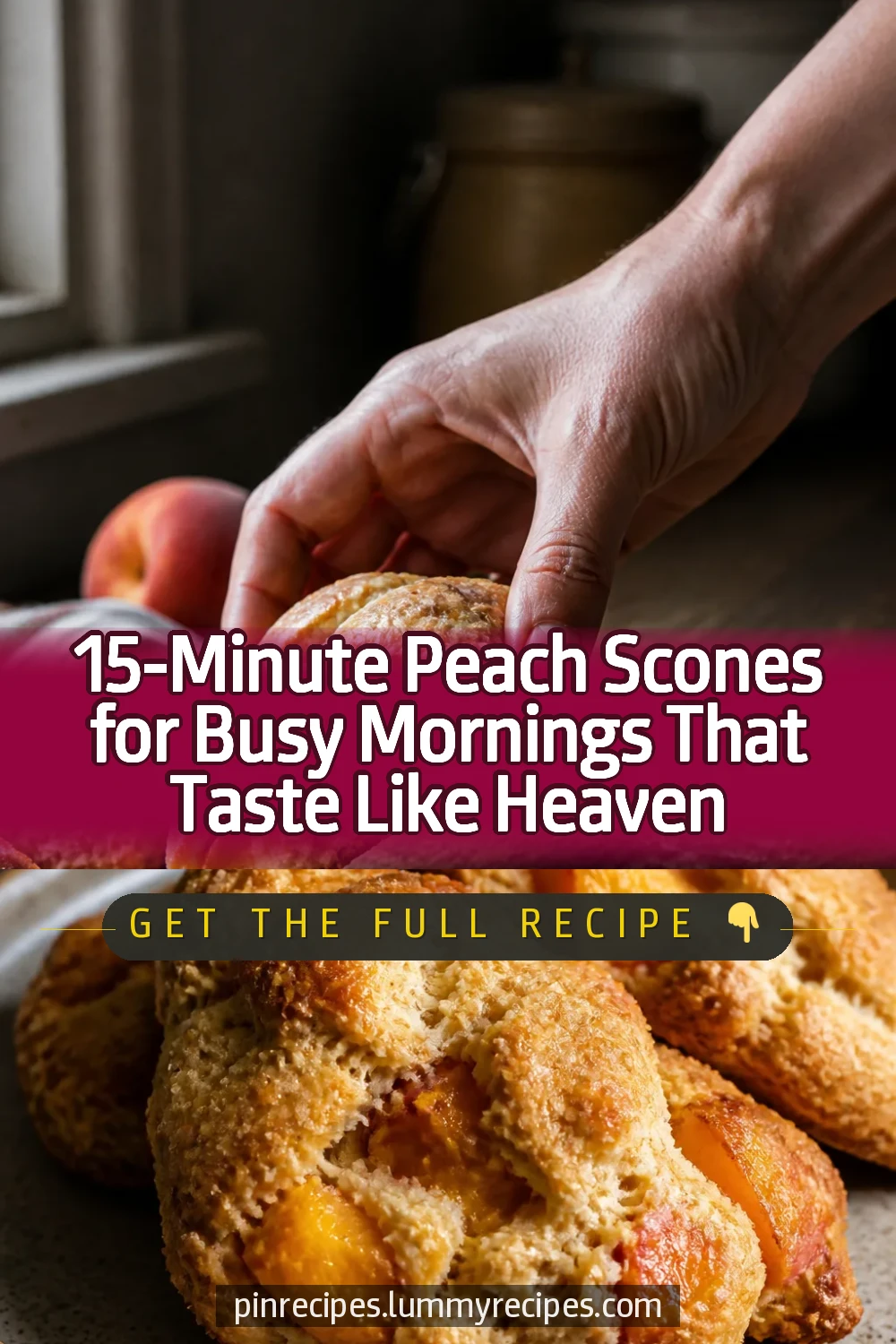 15-Minute Peach Scones for Busy Mornings That Taste Like Heaven