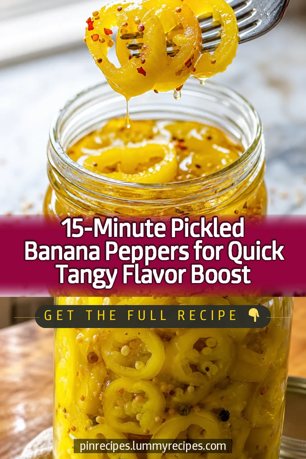 15-Minute Pickled Banana Peppers for Quick Tangy Flavor Boost
