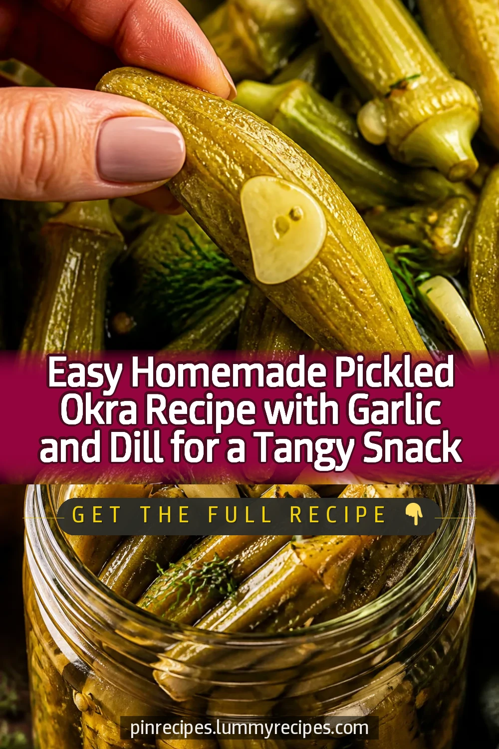 Easy Homemade Pickled Okra Recipe with Garlic and Dill for a Tangy Snack