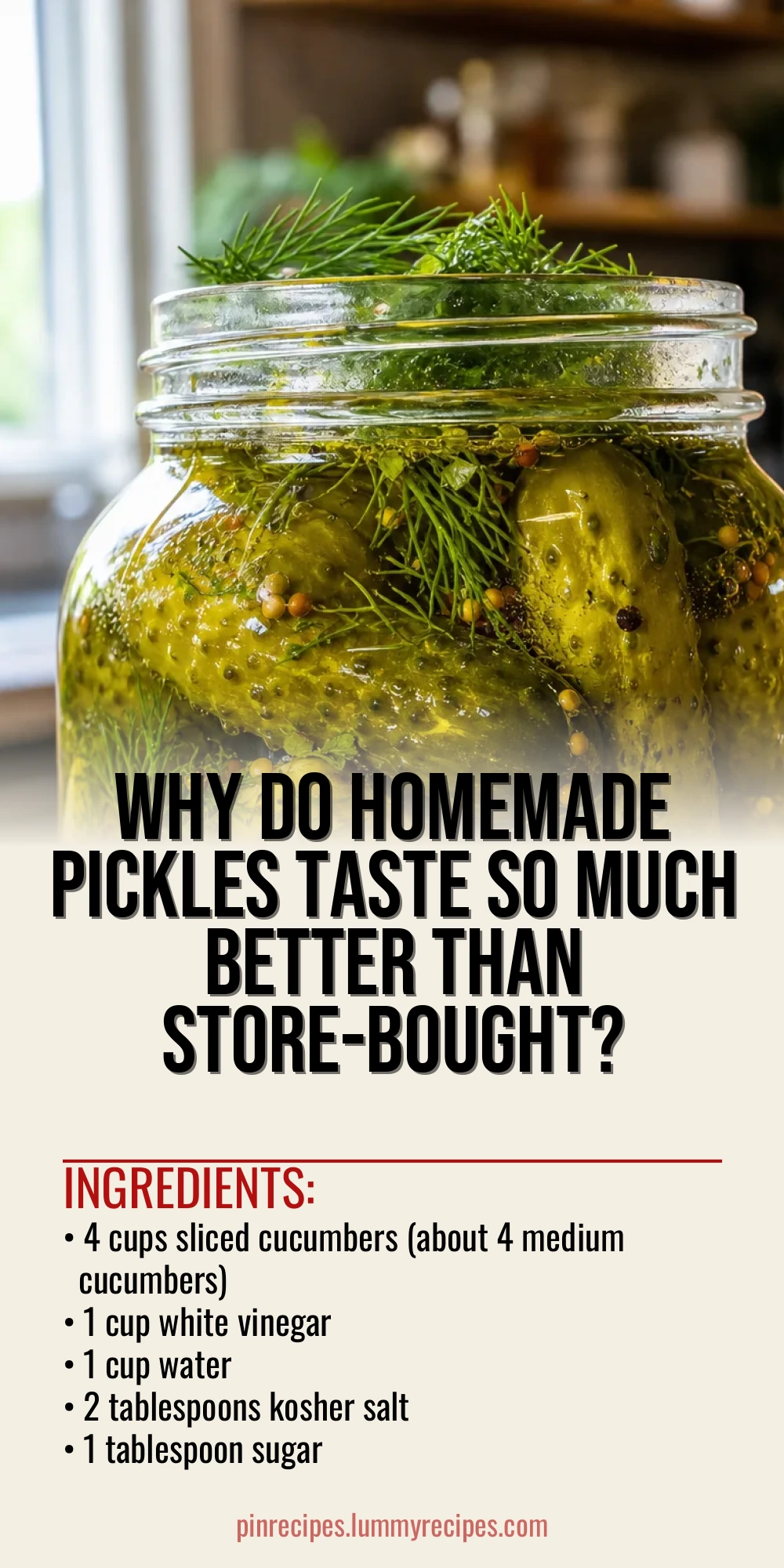 Why Do Homemade Pickles Taste So Much Better Than Store-Bought?