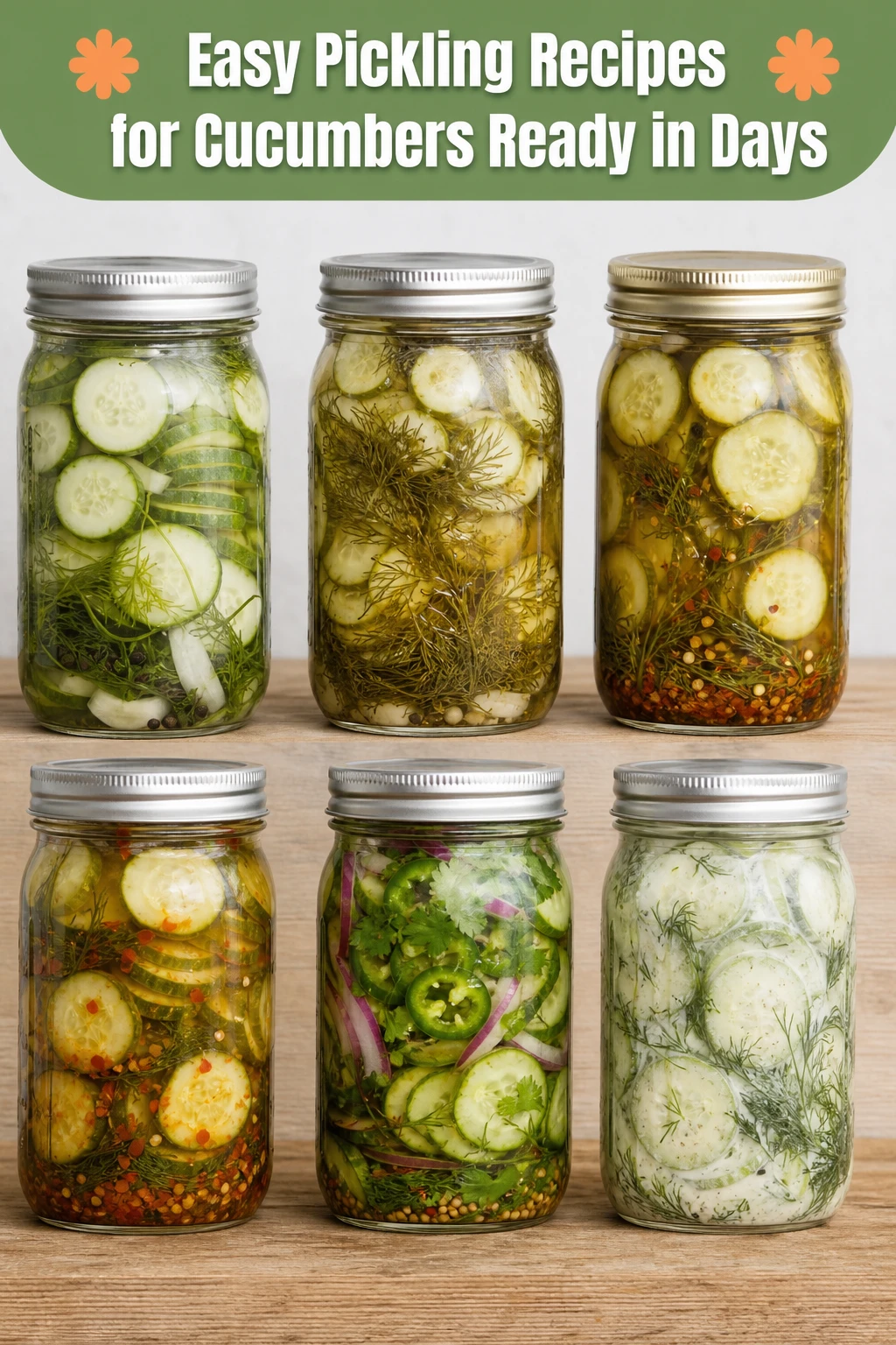 Easy Pickling Recipes for Cucumbers Ready in Days
