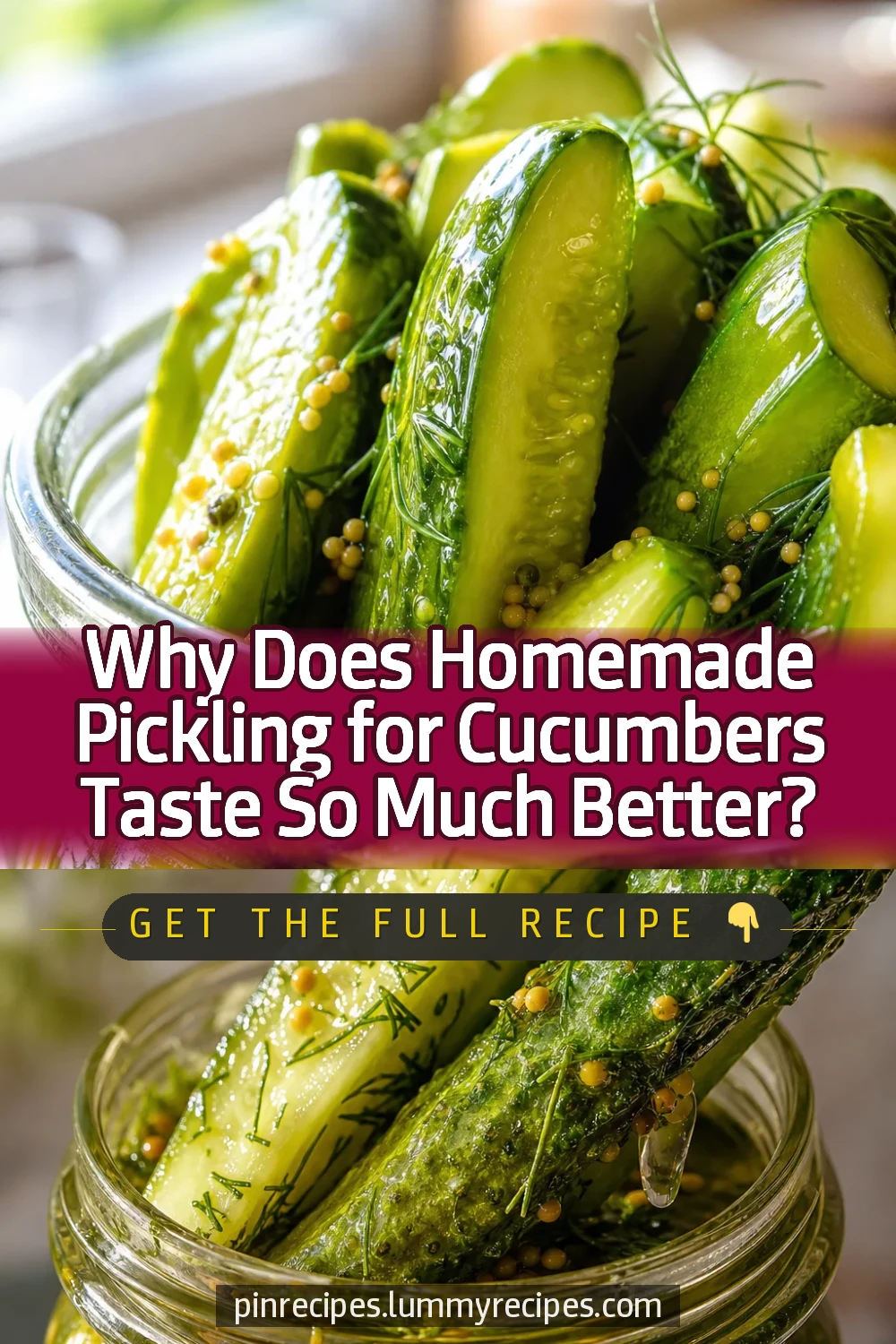 Why Does Homemade Pickling for Cucumbers Taste So Much Better?