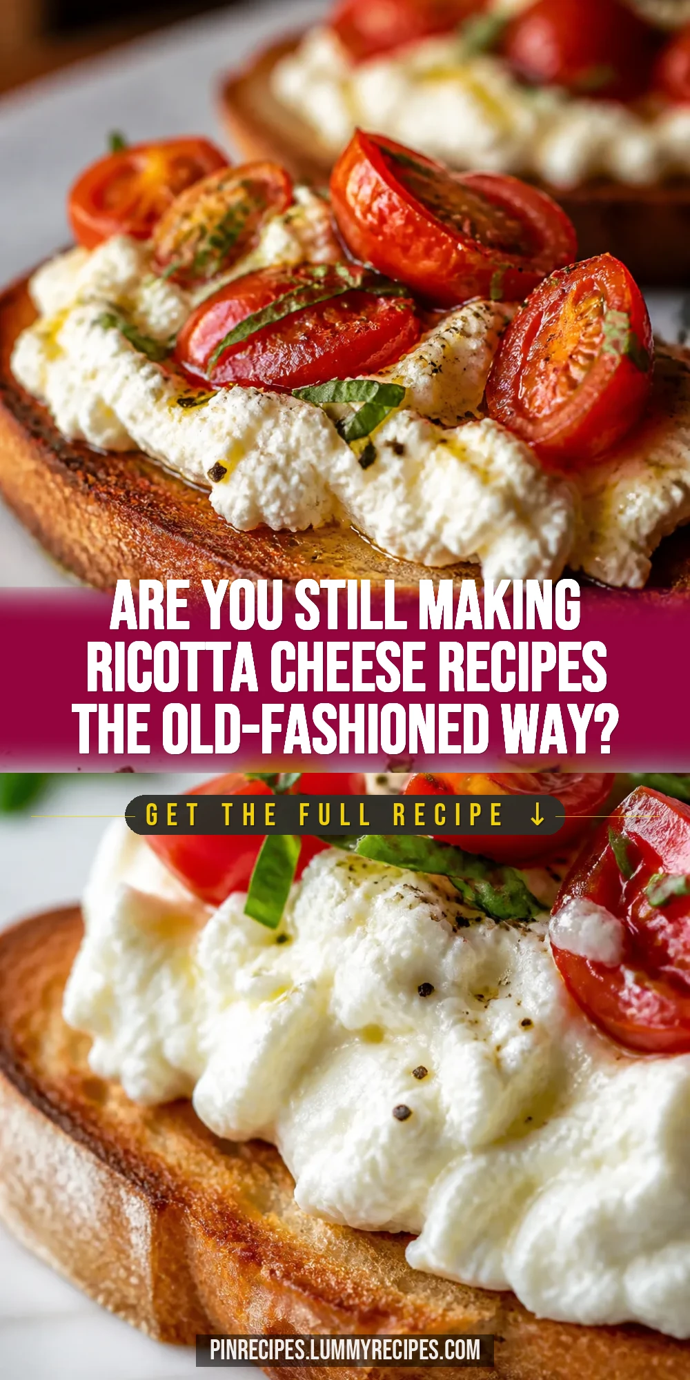 Are You Still Making Ricotta Cheese Recipes the Old-Fashioned Way?