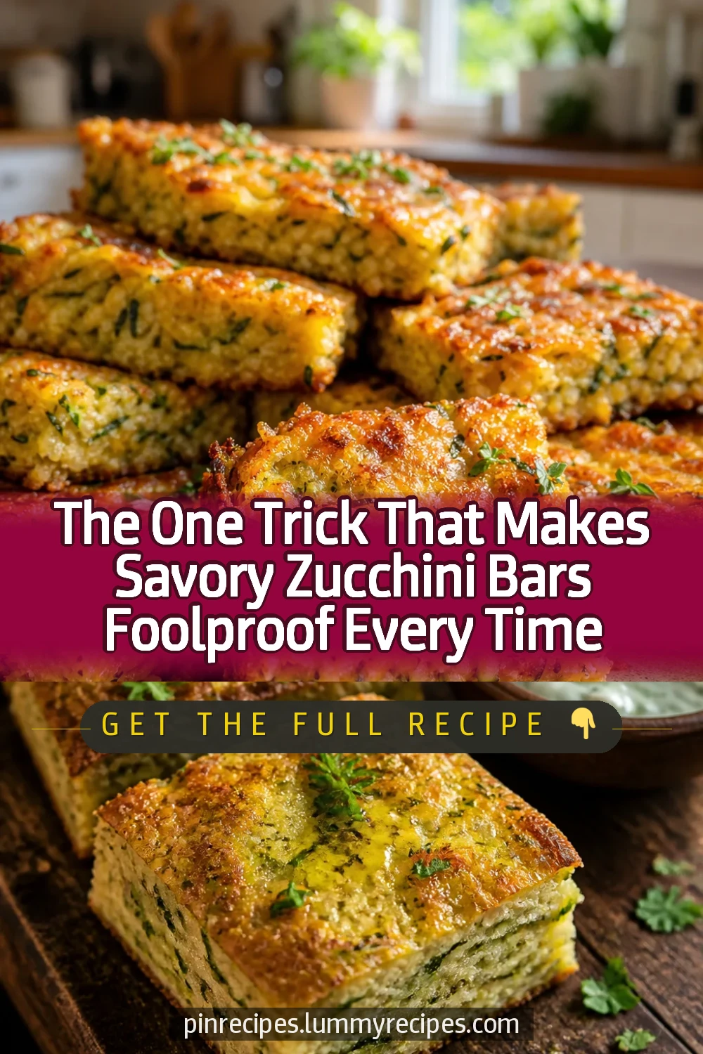 The One Trick That Makes Savory Zucchini Bars Foolproof Every Time