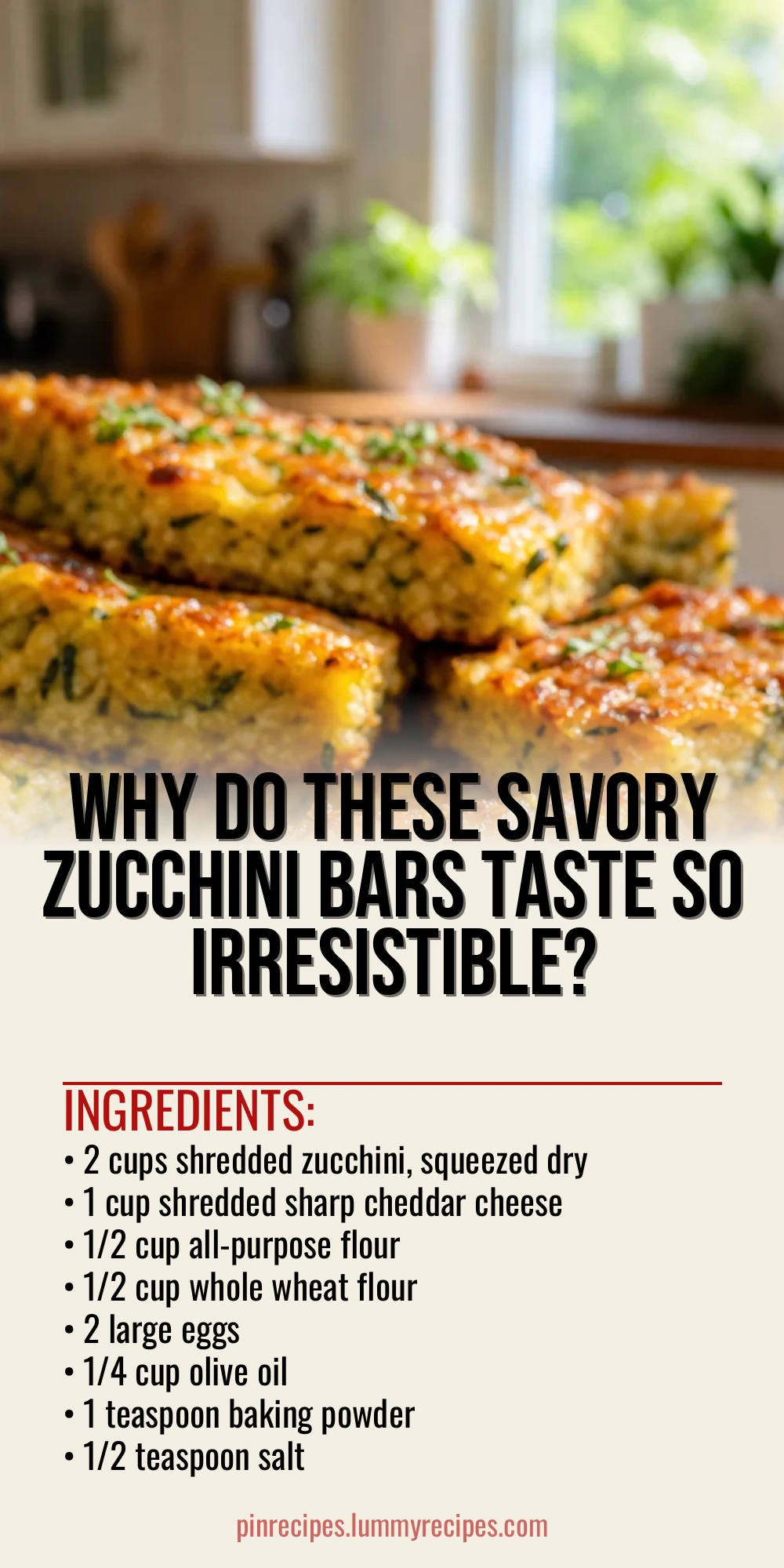 Why Do These Savory Zucchini Bars Taste So Irresistible?