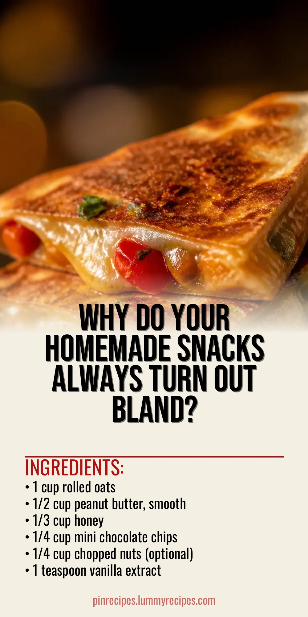 Why Do Your Homemade Snacks Always Turn Out Bland?