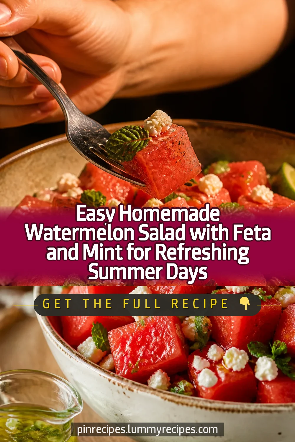 Easy Homemade Watermelon Salad with Feta and Mint for Refreshing Summer Days
