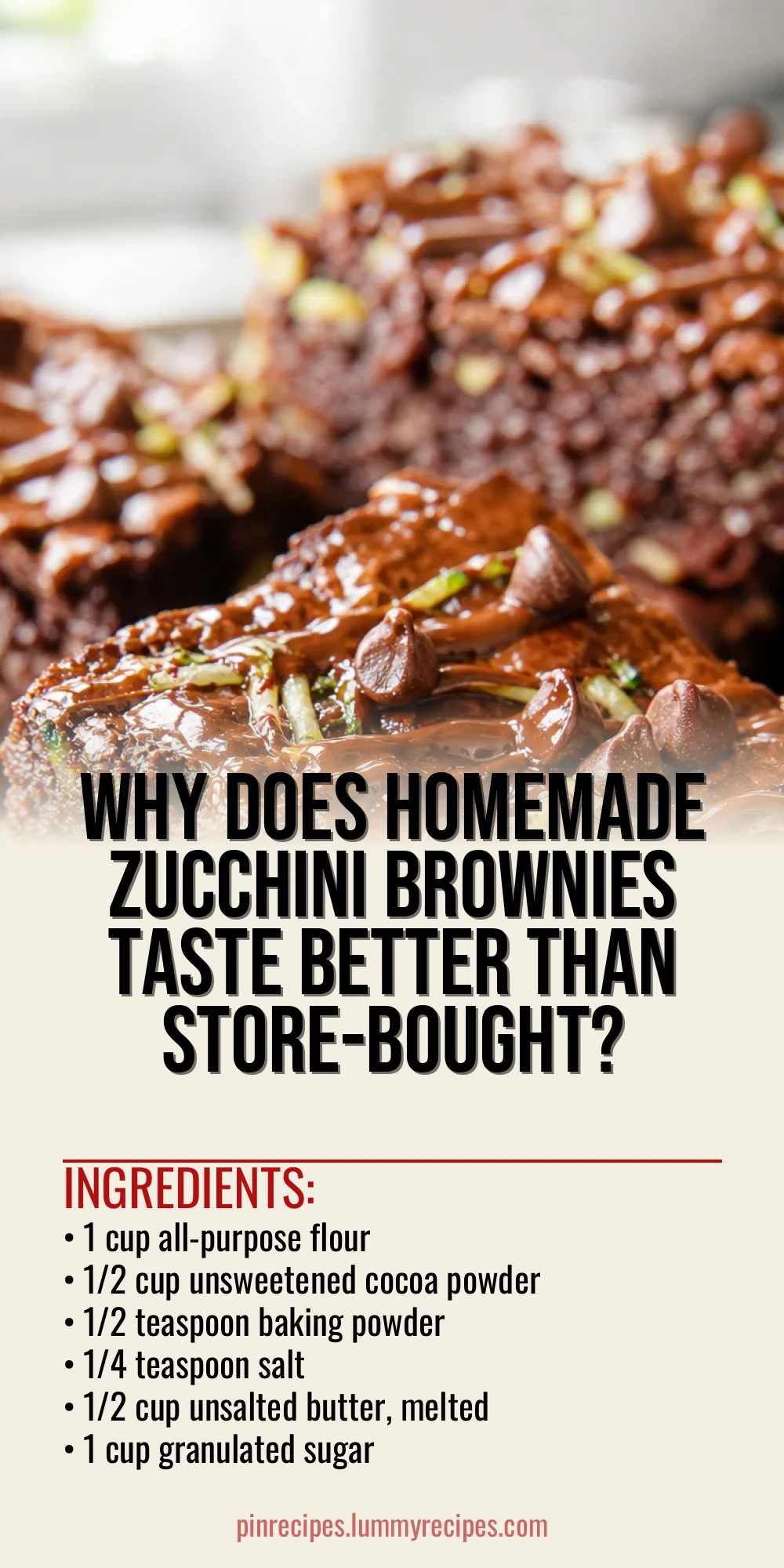 Why Does Homemade Zucchini Brownies Taste Better Than Store-Bought?
