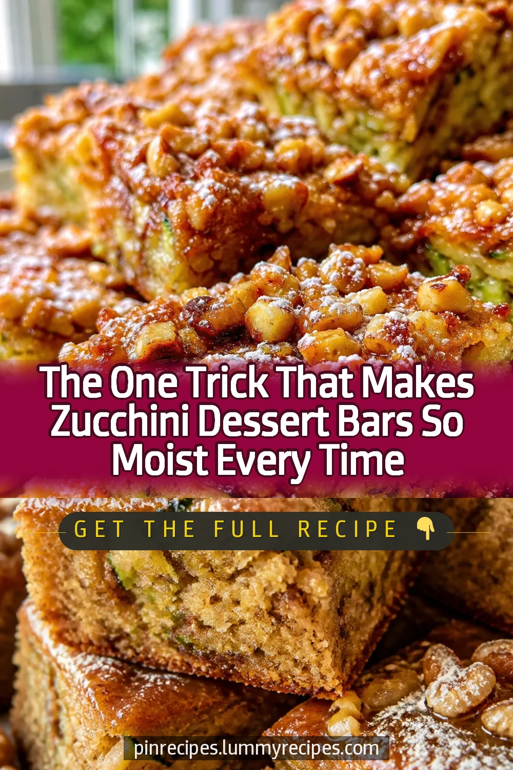 The One Trick That Makes Zucchini Dessert Bars So Moist Every Time