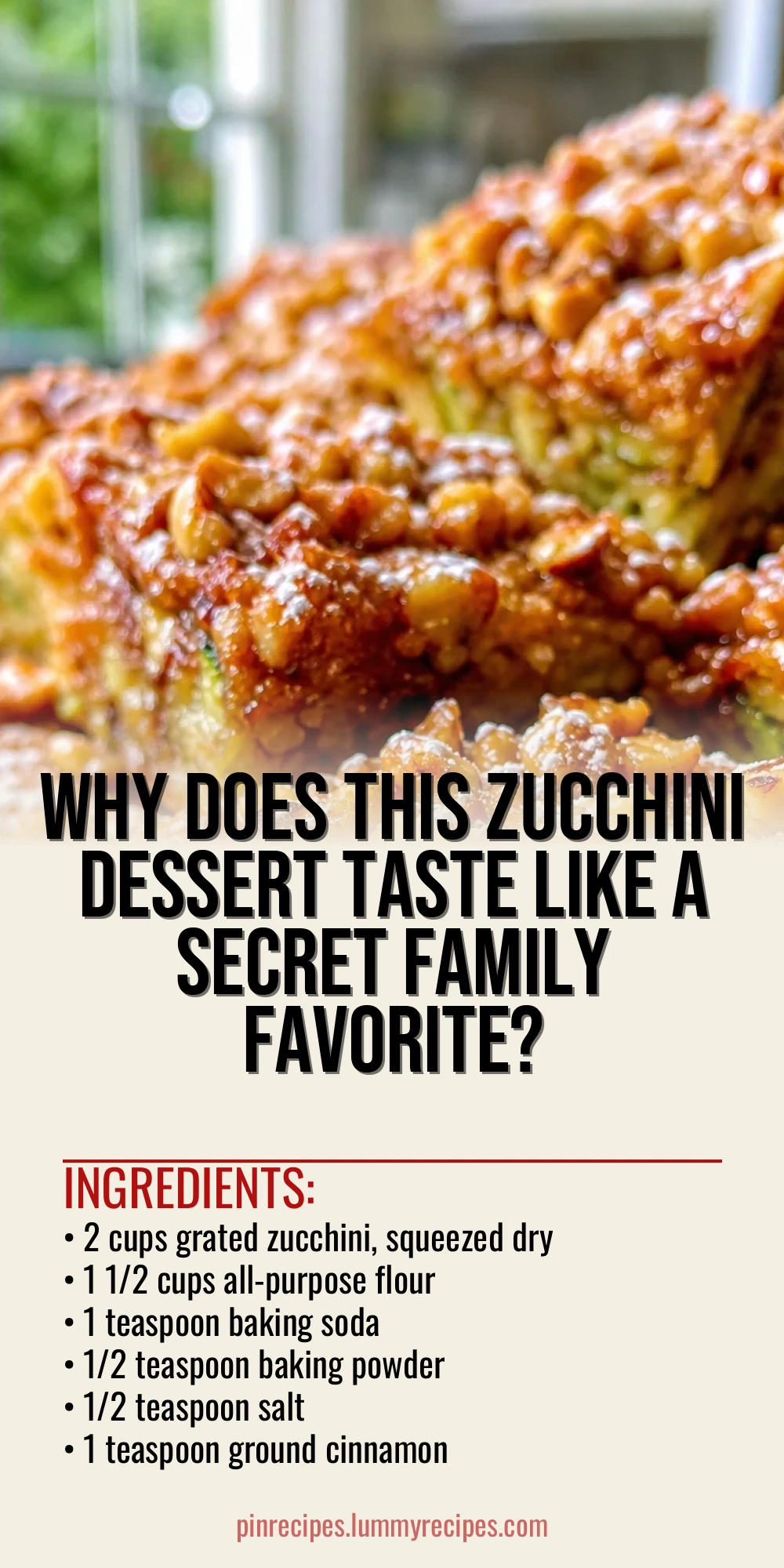 Why Does This Zucchini Dessert Taste Like a Secret Family Favorite?