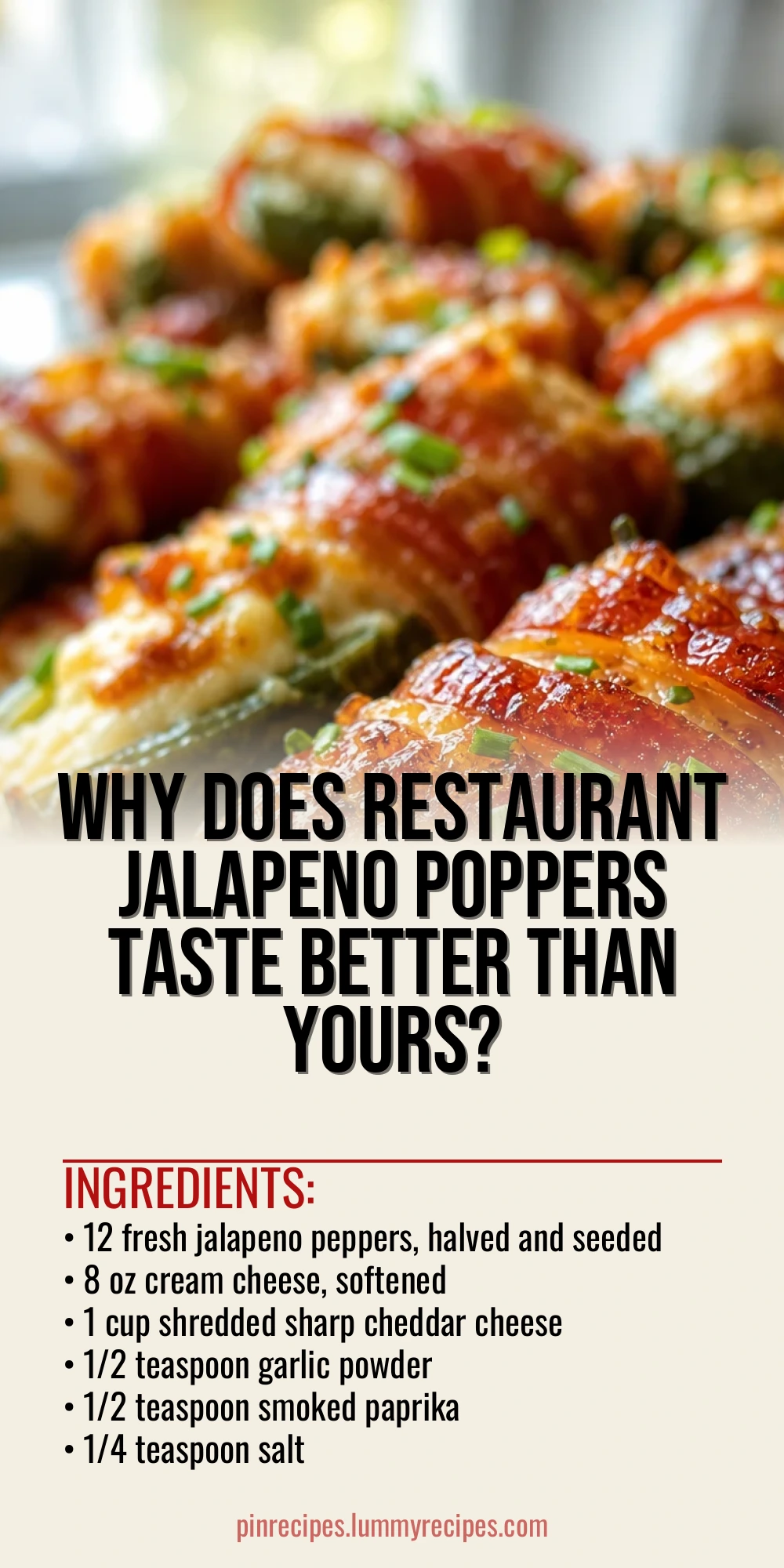 Why Does Restaurant Jalapeno Poppers Taste Better Than Yours?