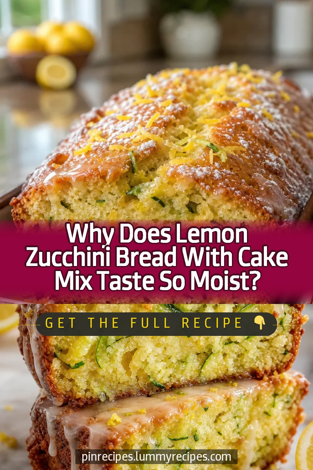 Why Does Lemon Zucchini Bread With Cake Mix Taste So Moist?