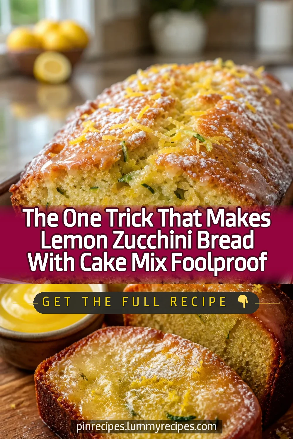 The One Trick That Makes Lemon Zucchini Bread With Cake Mix Foolproof