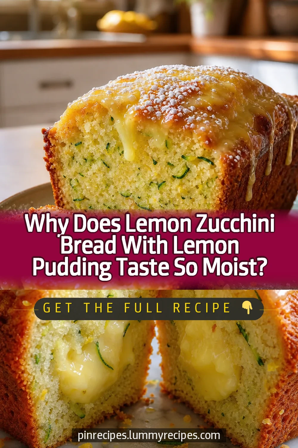 Why Does Lemon Zucchini Bread With Lemon Pudding Taste So Moist?