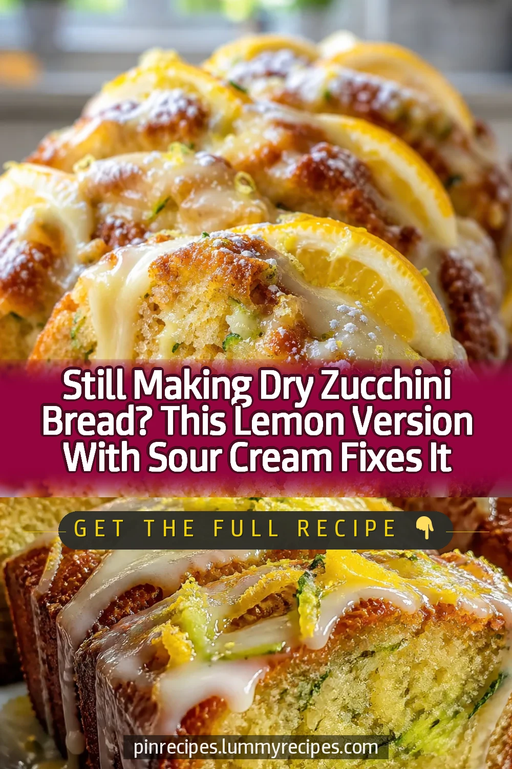 Still Making Dry Zucchini Bread? This Lemon Version With Sour Cream Fixes It