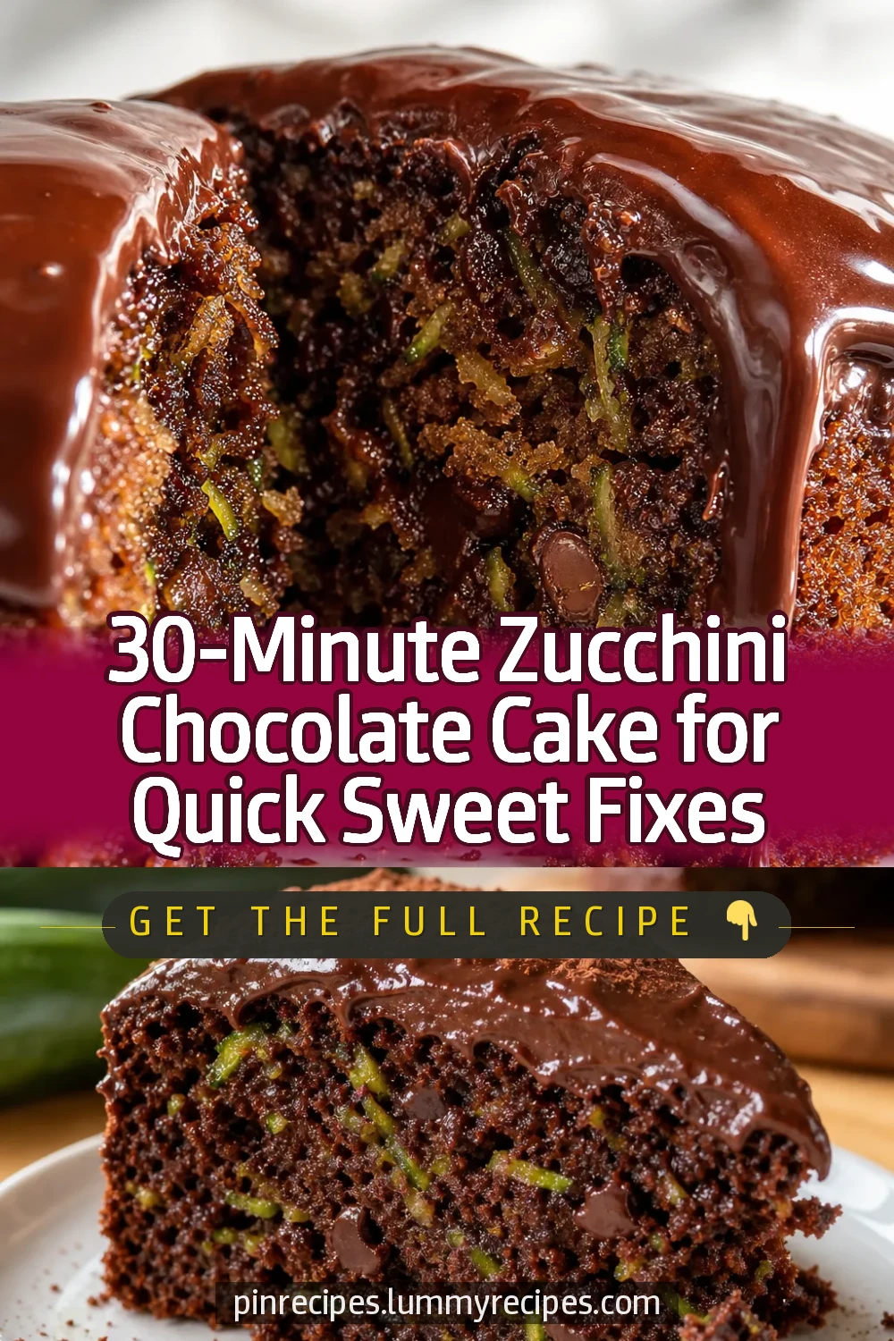 30-Minute Zucchini Chocolate Cake for Quick Sweet Fixes