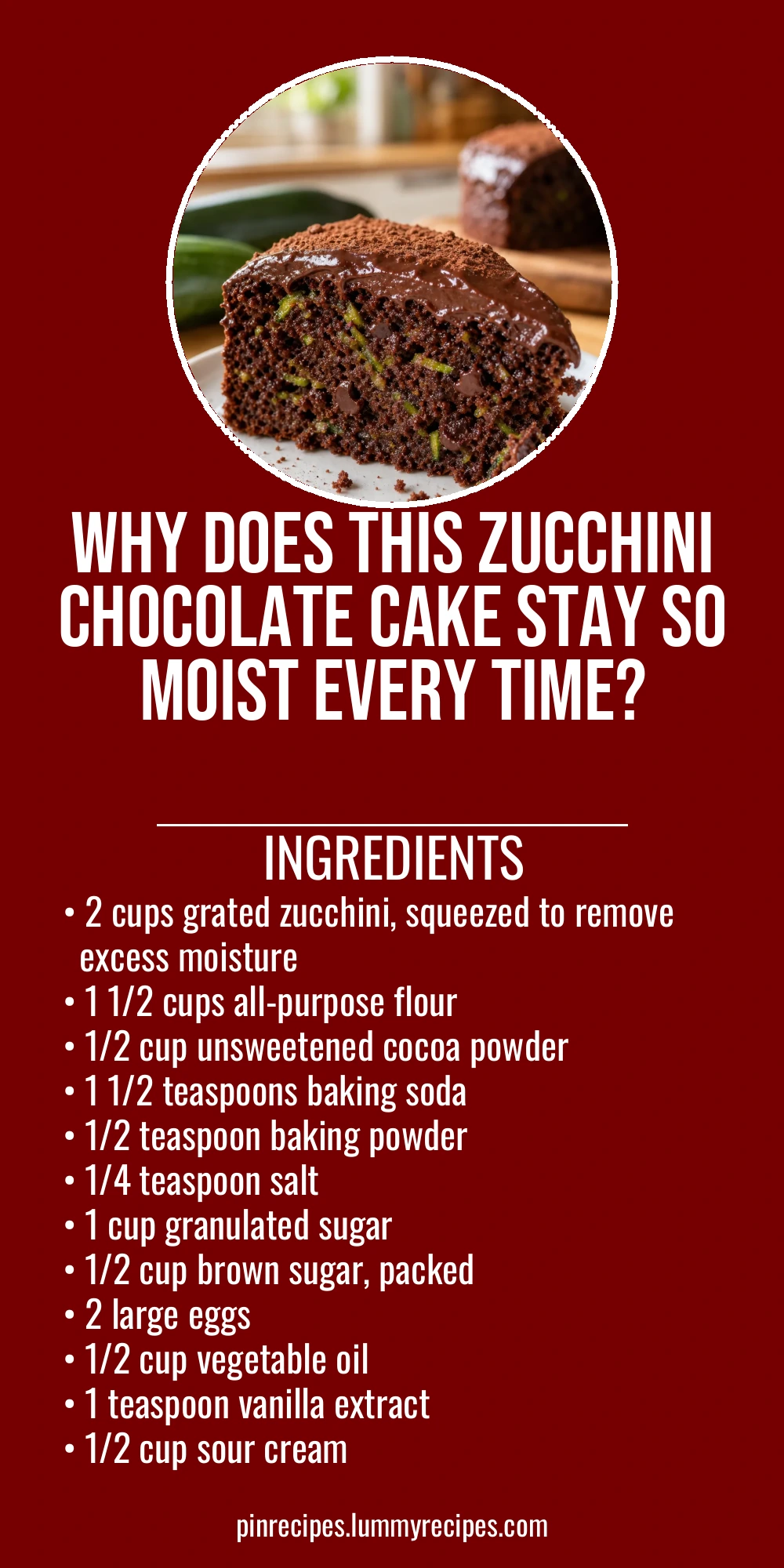 Why Does This Zucchini Chocolate Cake Stay So Moist Every Time?