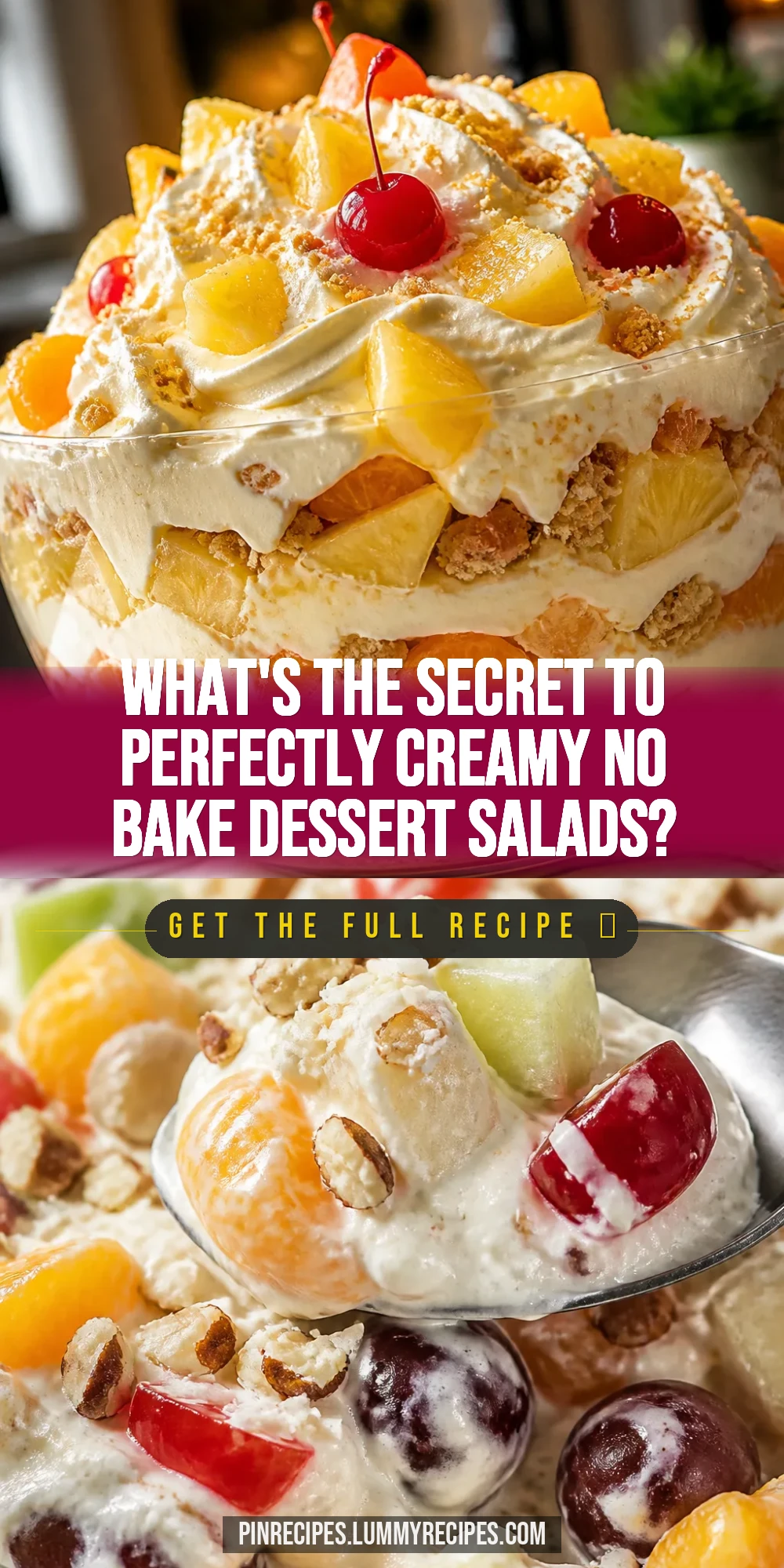 What's the Secret to Perfectly Creamy No Bake Dessert Salads?