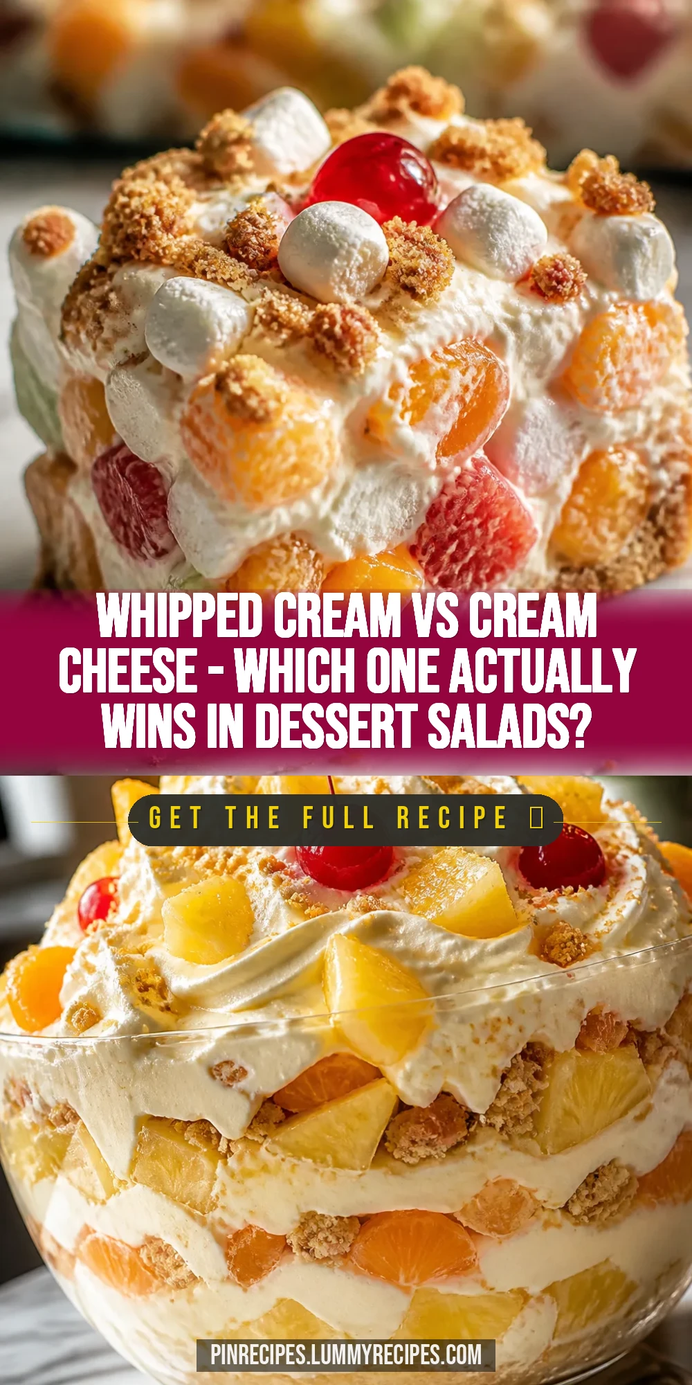 Whipped Cream vs Cream Cheese — Which One Actually Wins in Dessert Salads?