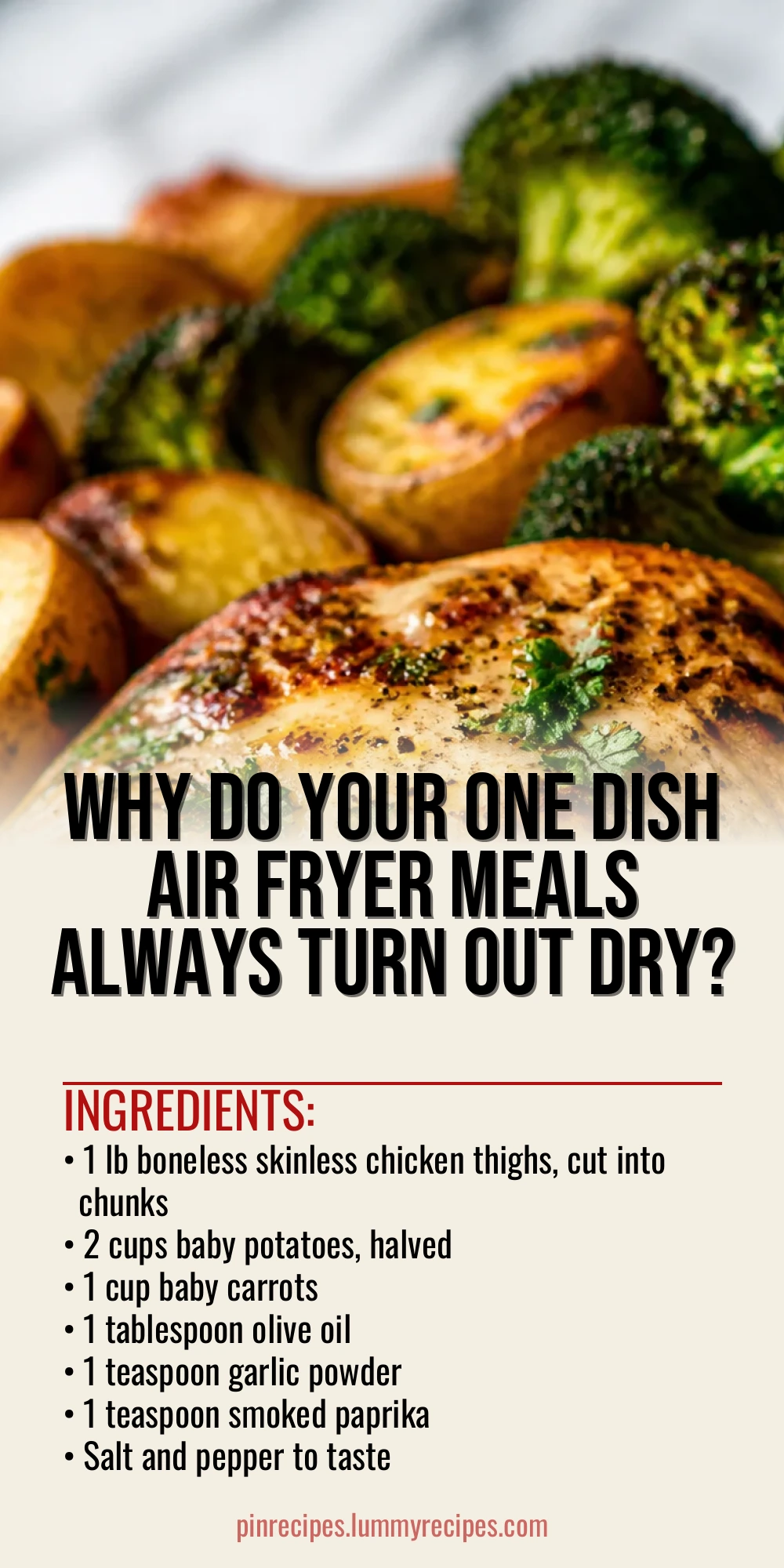 Why Do Your One Dish Air Fryer Meals Always Turn Out Dry?