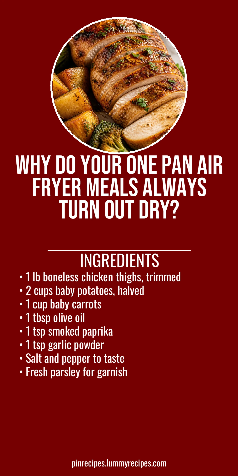 Why Do Your One Pan Air Fryer Meals Always Turn Out Dry?