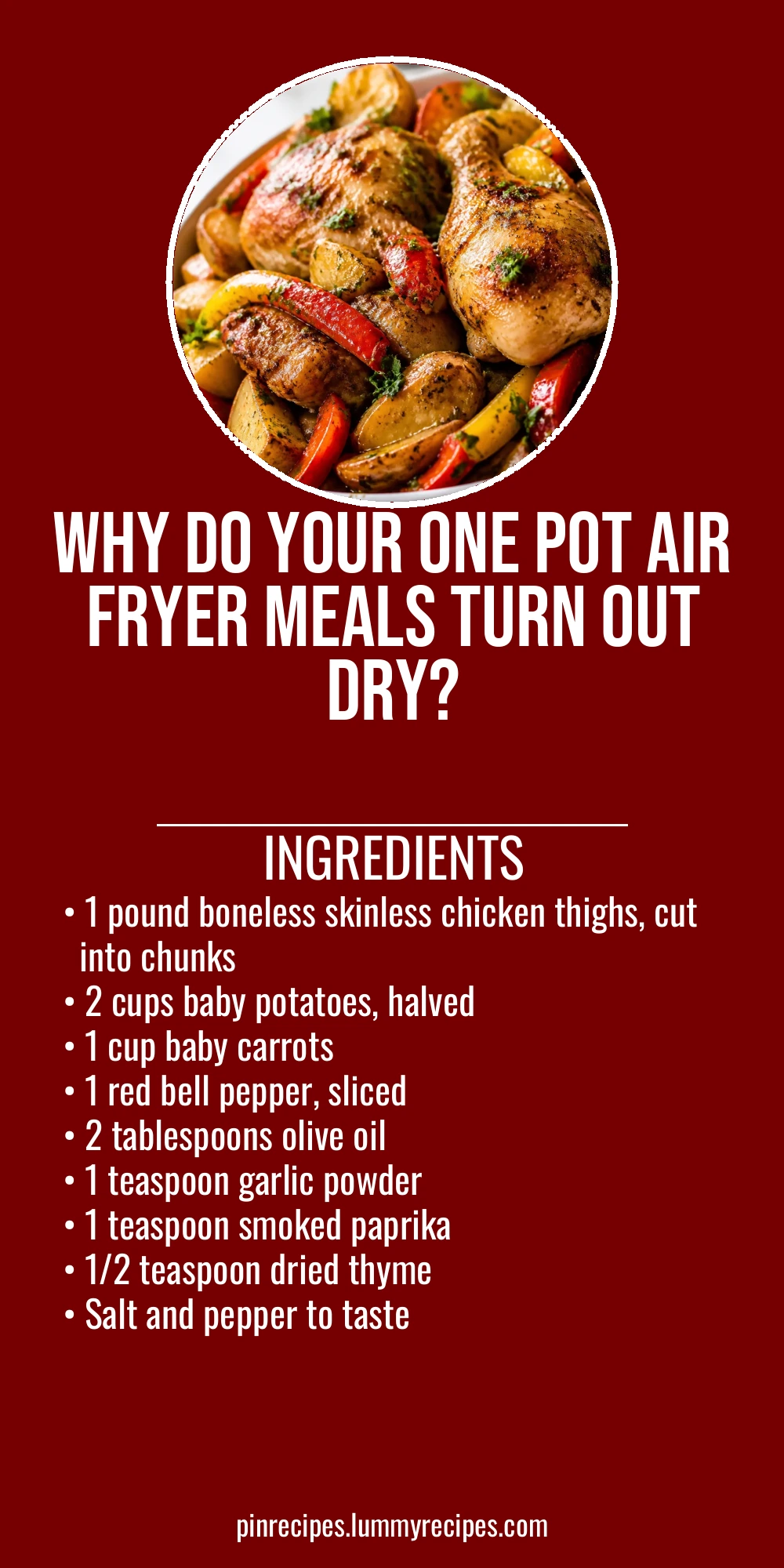 Why Do Your One Pot Air Fryer Meals Turn Out Dry?