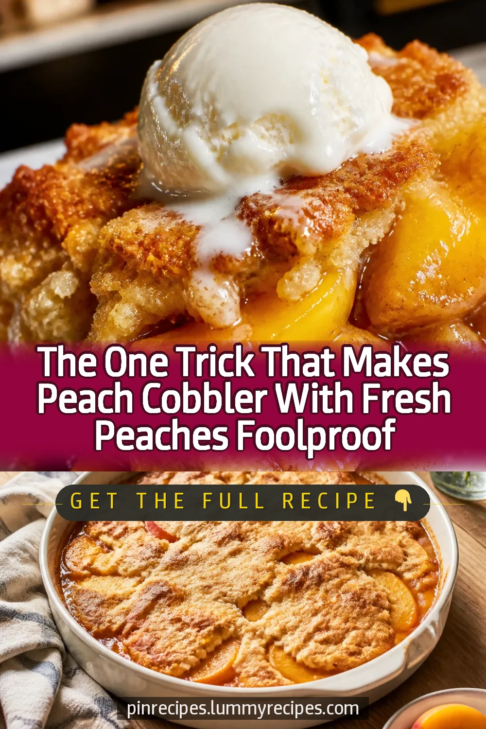 The One Trick That Makes Peach Cobbler With Fresh Peaches Foolproof